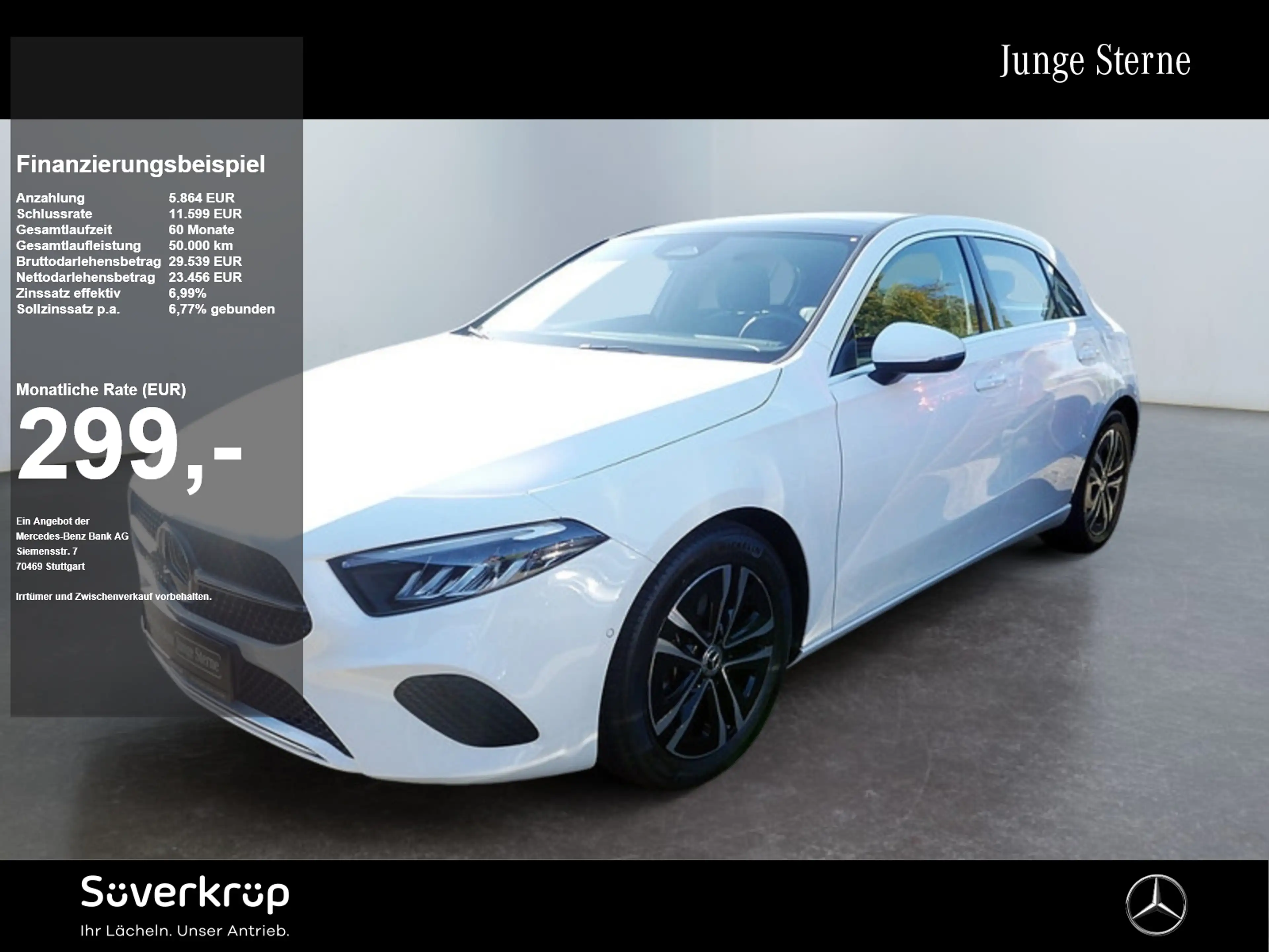 Mercedes-Benz A 200 d , Progressive Navi LED Pano Kamera PDC