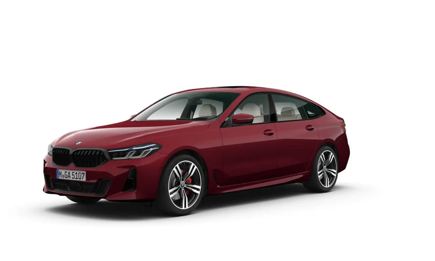 BMW 630 630xd Gran Turismo M Sport Laser Pano DAPro H&K! Rouge - 1