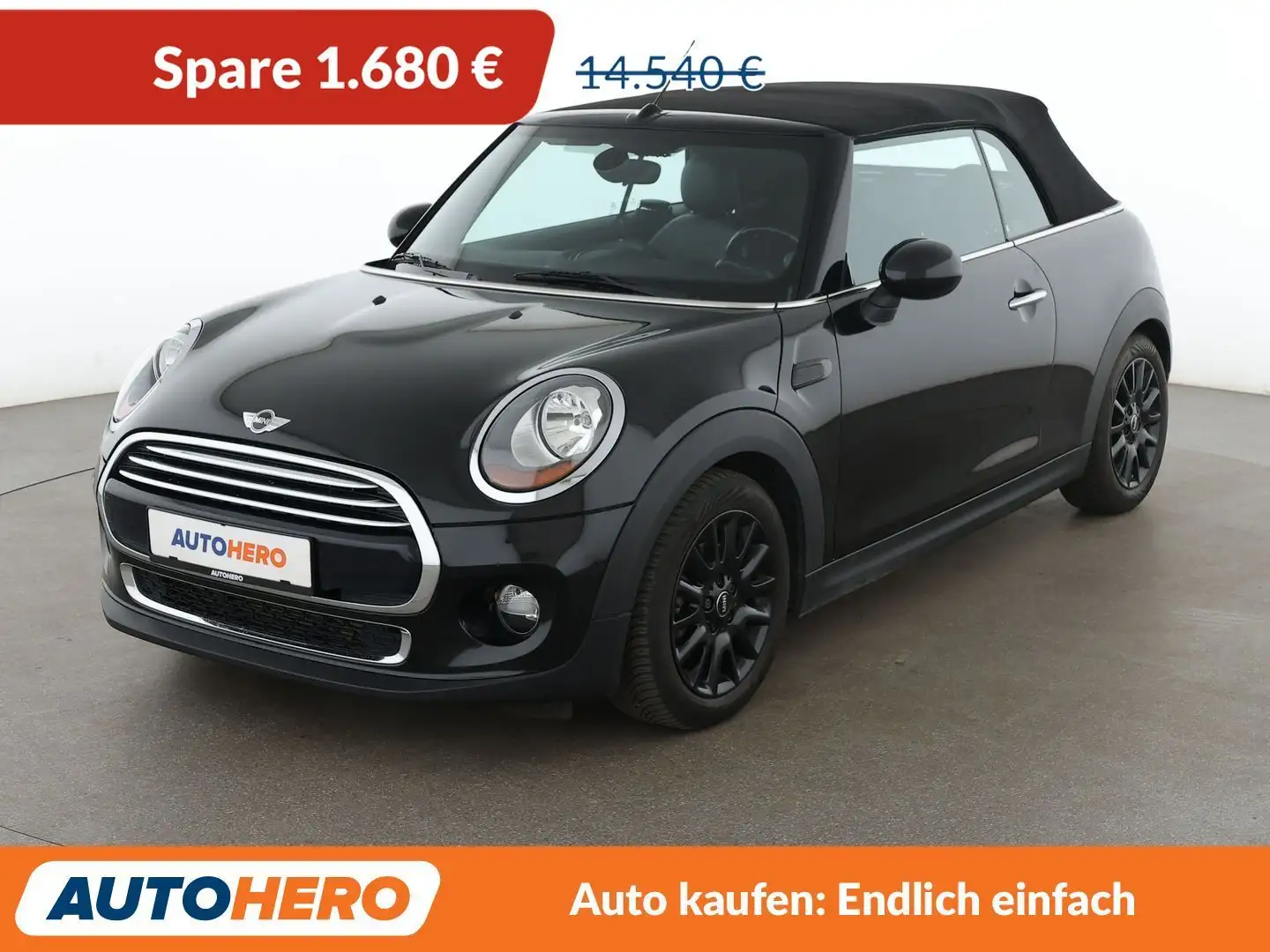 MINI Cooper D Cabrio Cooper D *NAVI*TEMPO*PDC*SHZ*KLIMA* Schwarz - 1