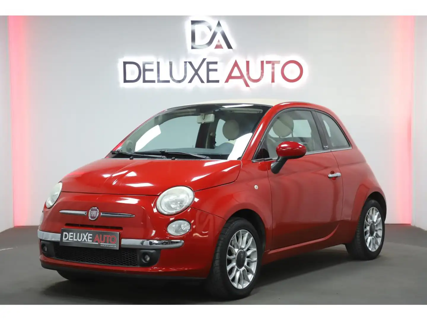 Fiat 500 1.4i 100 S\u0026S Lounge - BV Dualogic Rouge - 2