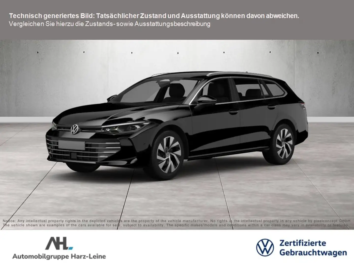 Volkswagen Passat Variant 2.0 TDI Elegance DSG Matrix AHK Navi ACC Massage A Schwarz - 1