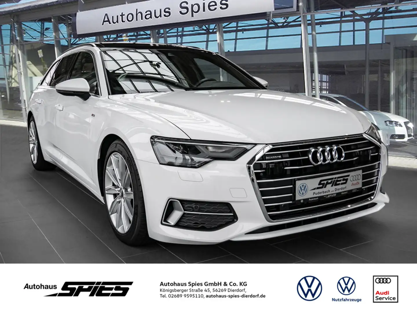Audi A6 Avant sport 50 TDI quattro SHZ LED ACC EU6 Weiß - 1