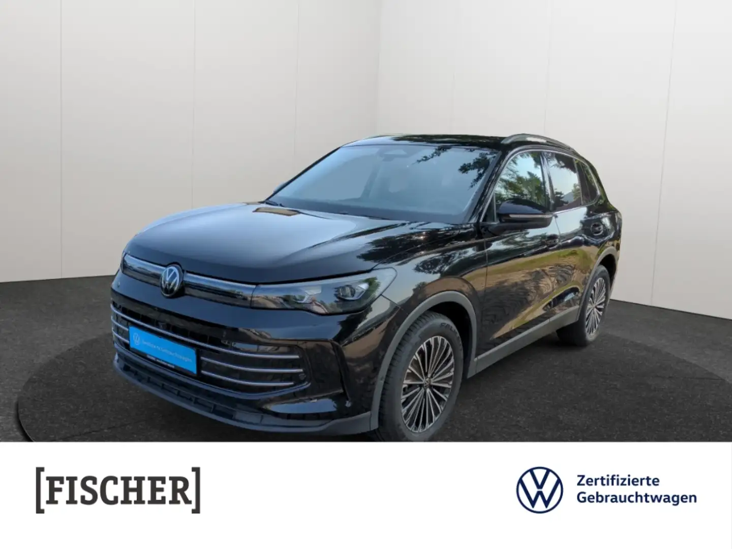 Volkswagen Tiguan 2.0TDI DSG Elegance Matrix AHK Navi 360° ACC Schwarz - 1