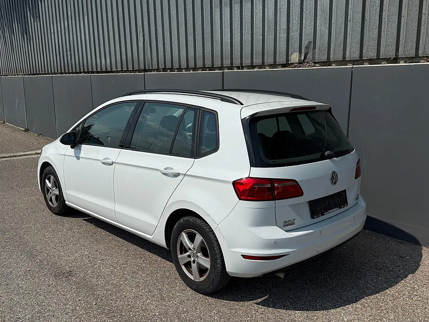 Volkswagen Golf Sportsvan Rabbit 1,6 BMT TDI DSG | PICKERL BIS 11/2026 | Weiß - 2