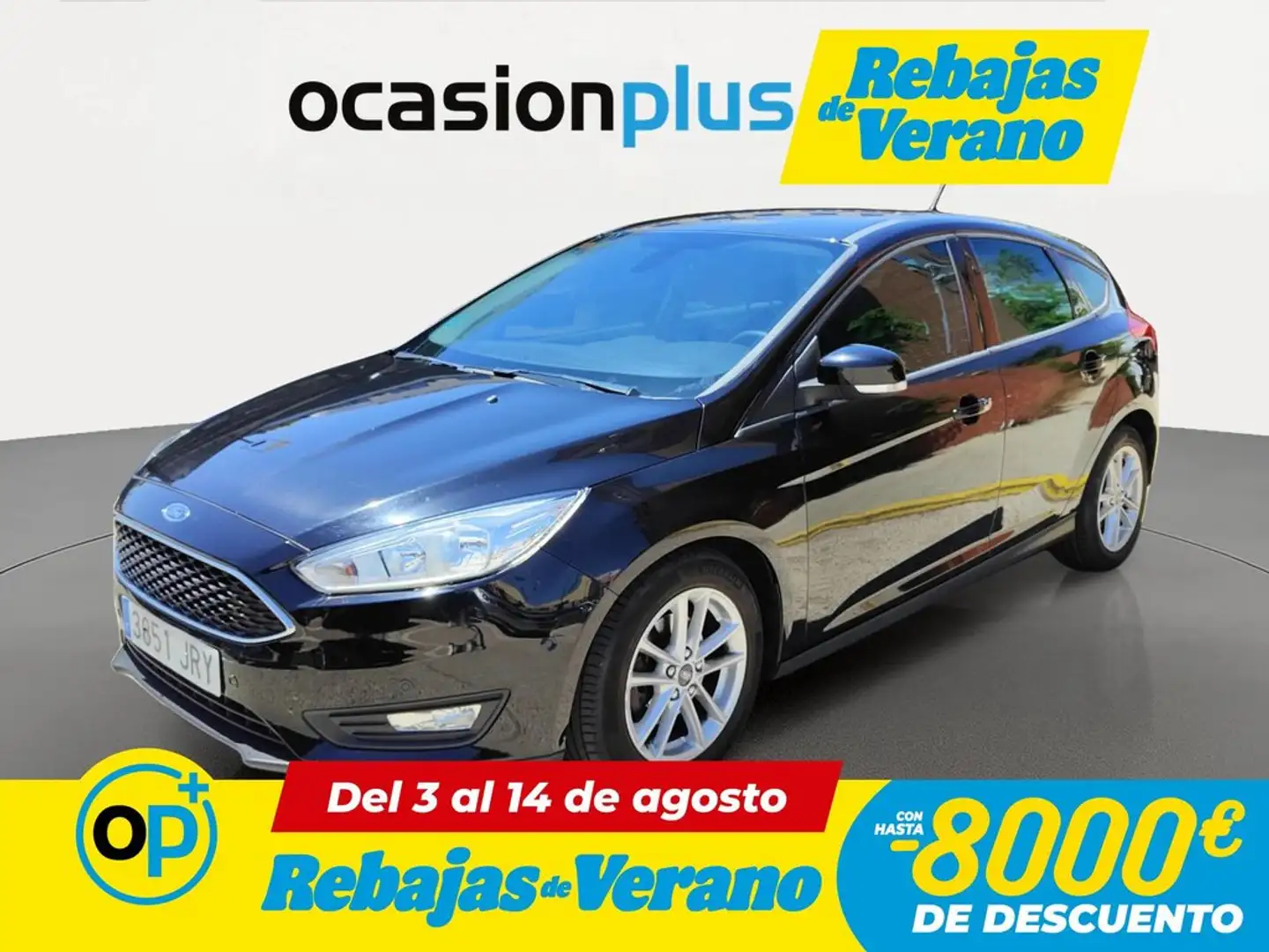 Ford Focus 1.0 Ecoboost Auto-S&S Business 125 Negro - 1