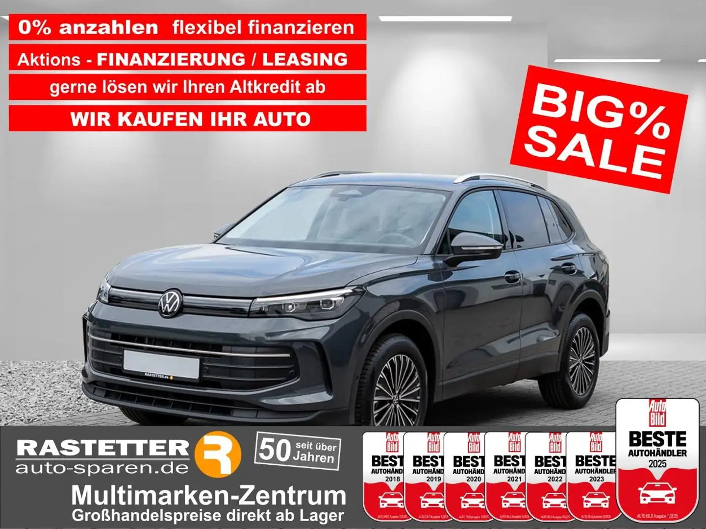 Volkswagen Tiguan TDI DSG 4M Life neuesModell+Design+ParkAss+Keyless Gris - 1