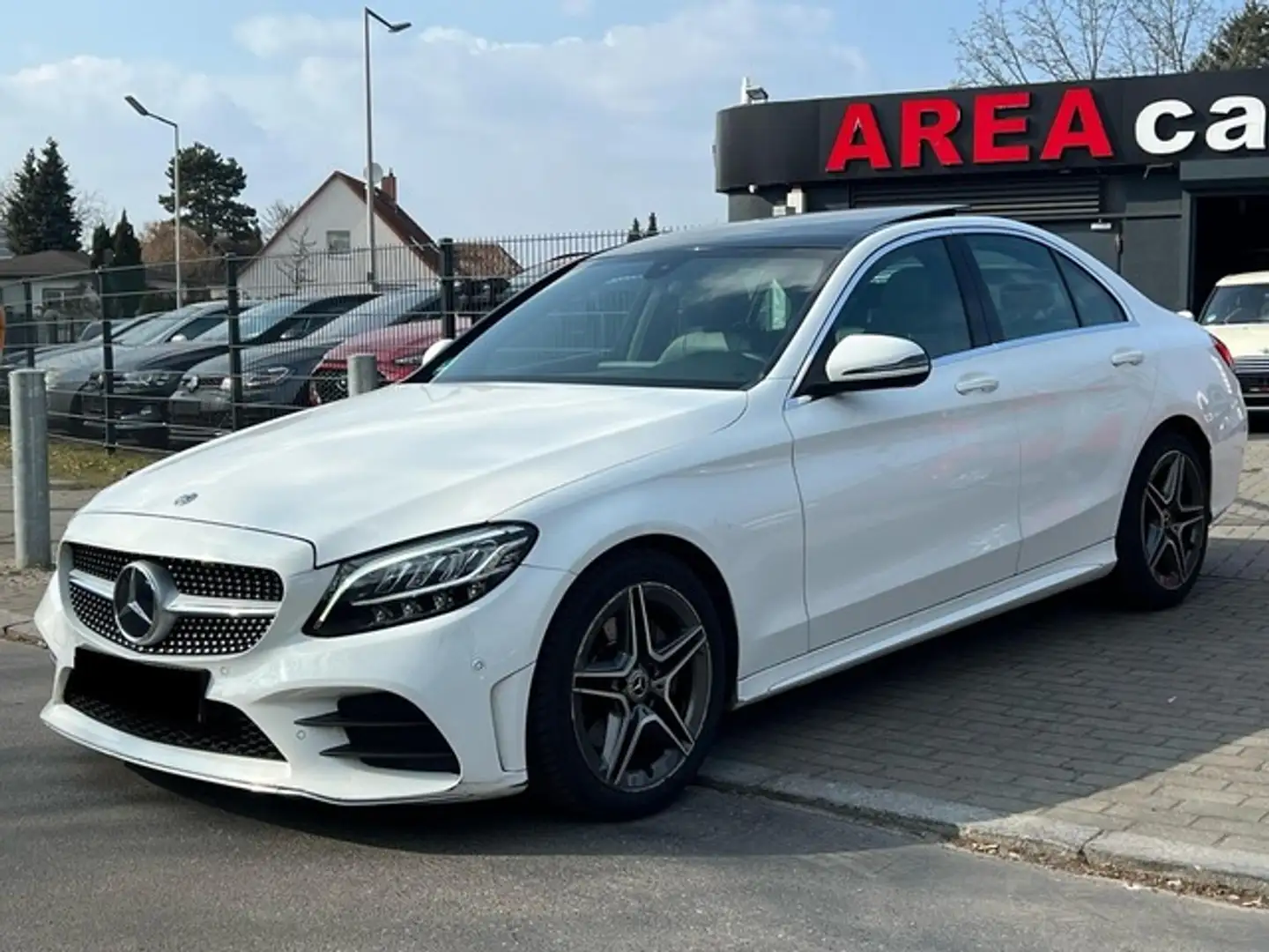 Mercedes-Benz C 200 d AMG*PANO*WIDE*LEDER*LED*MEMORY*KAM* Білий - 1