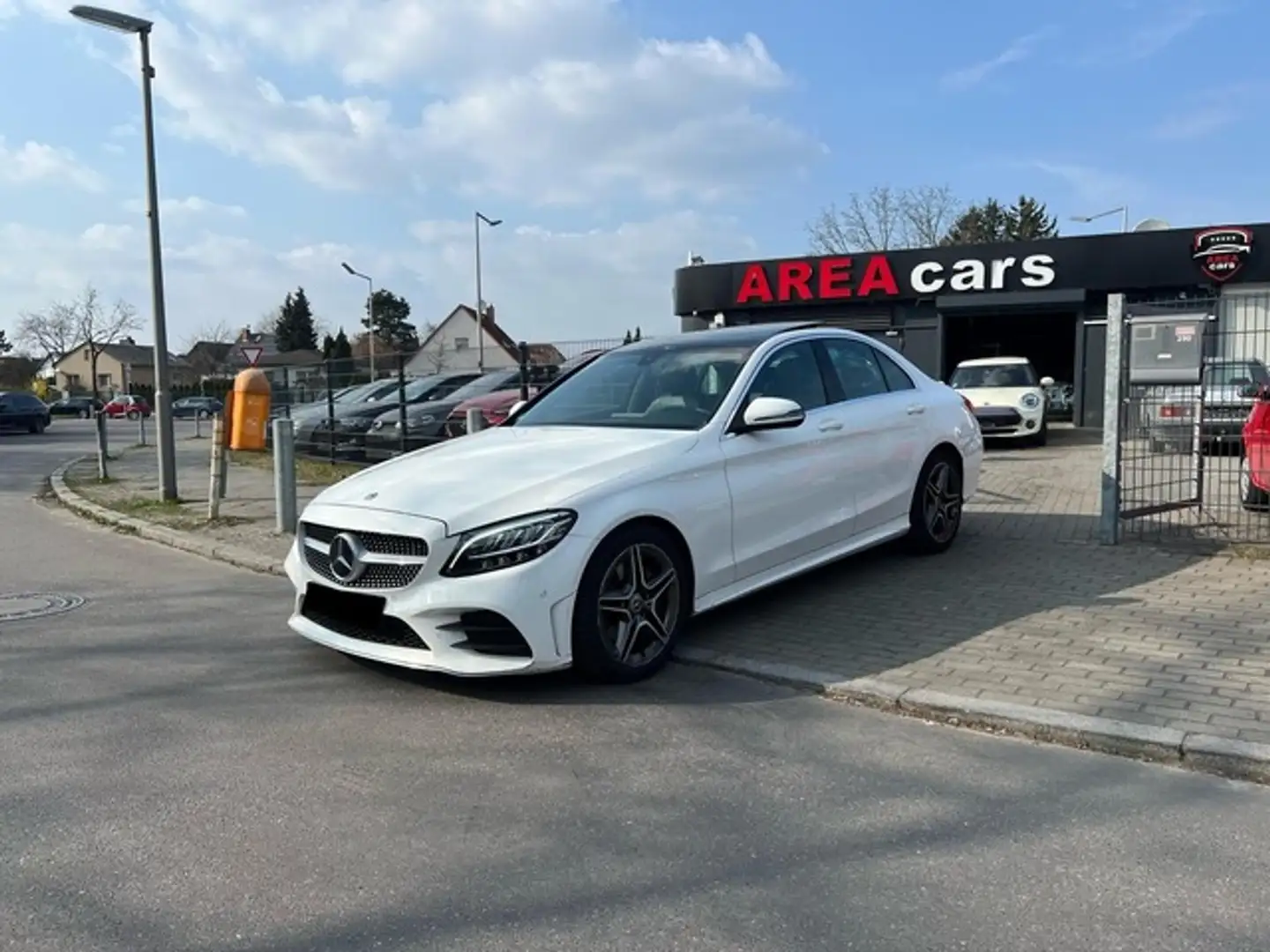 Mercedes-Benz C 200 d AMG*PANO*WIDE*LEDER*LED*MEMORY*KAM* Білий - 2