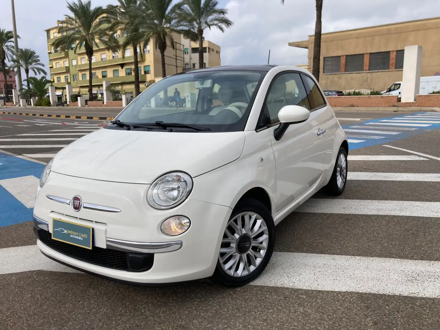 Fiat 500 500 1.3 mjt Lounge 95cv Bianco - 1
