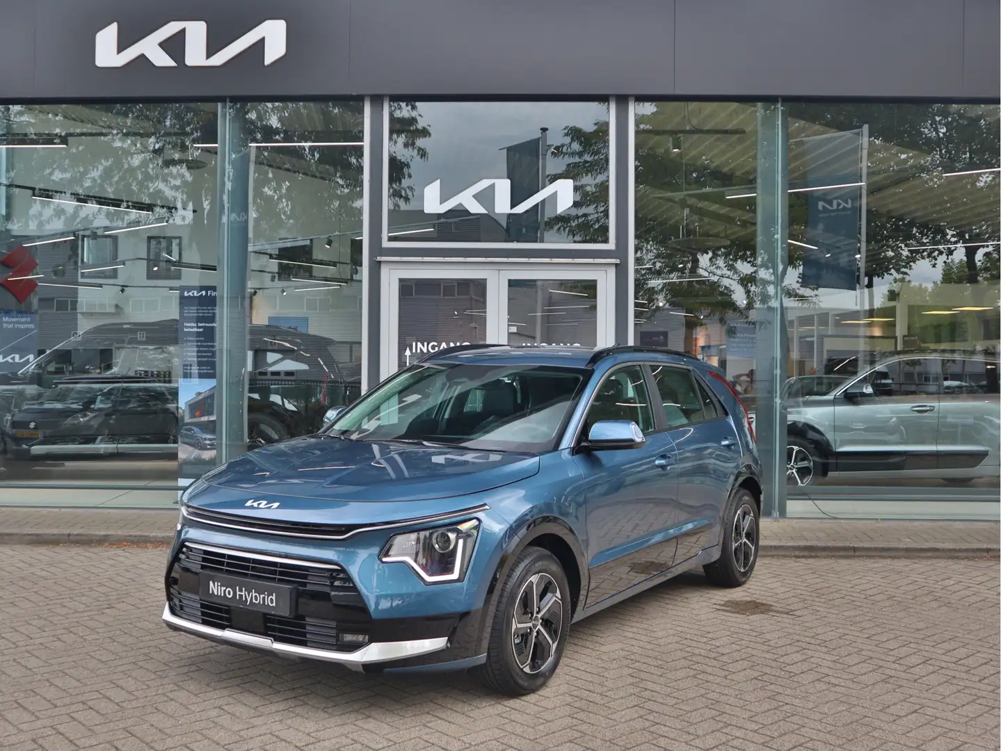 Kia Niro 1.6 GDi Hybrid DynamicLine Nieuw uit voorraad leve Bleu - 1