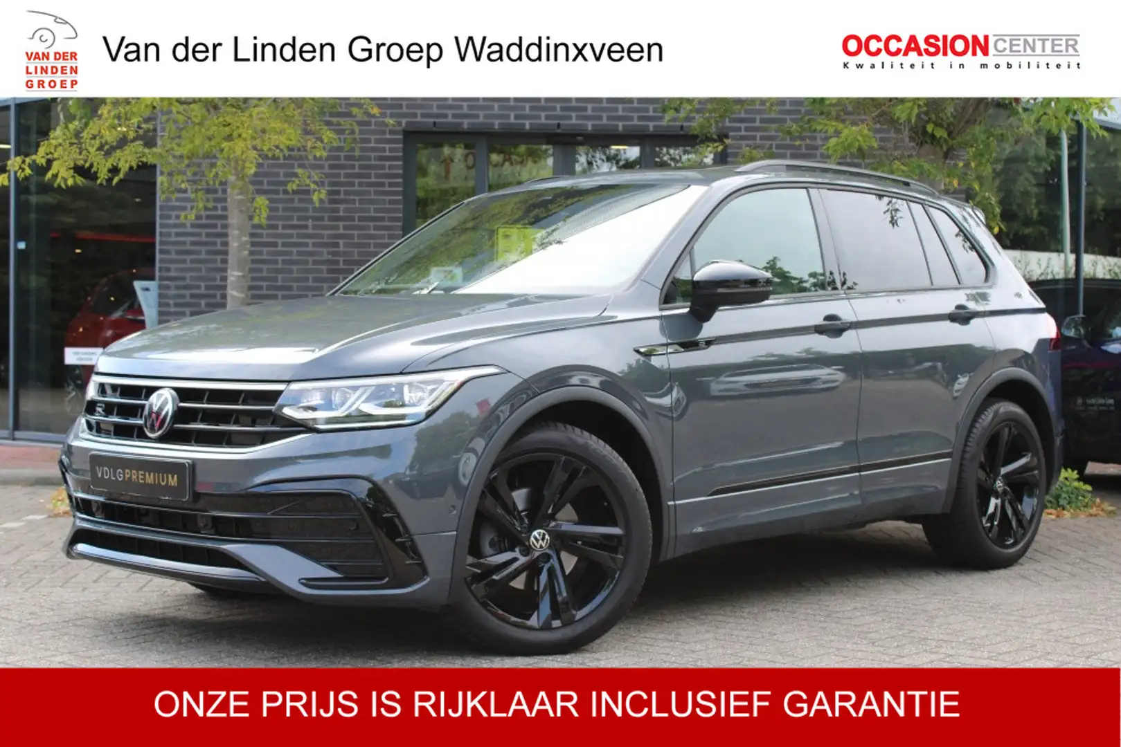 Volkswagen Tiguan 1.5 TSI R-Line DSG Black Style Pano/Virtual/Navi/1 Grijs - 1