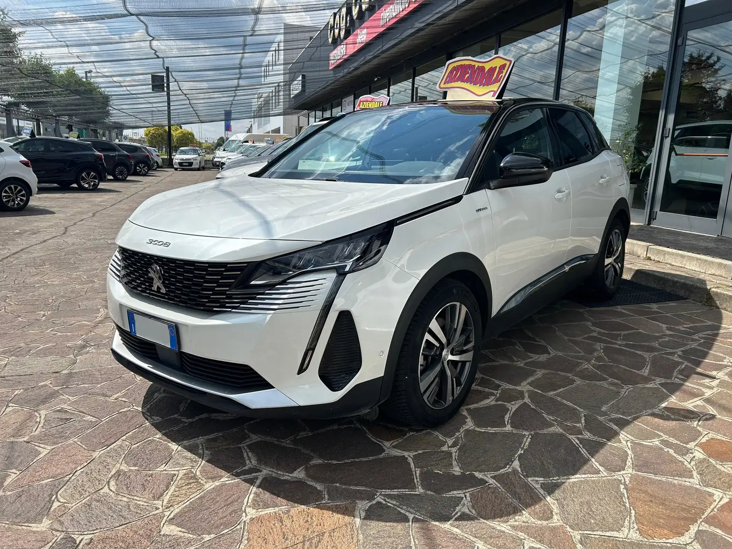 Peugeot 3008 3008 1.6 hybrid phev Allure Pack 225cv e-eat8 Blanc - 2