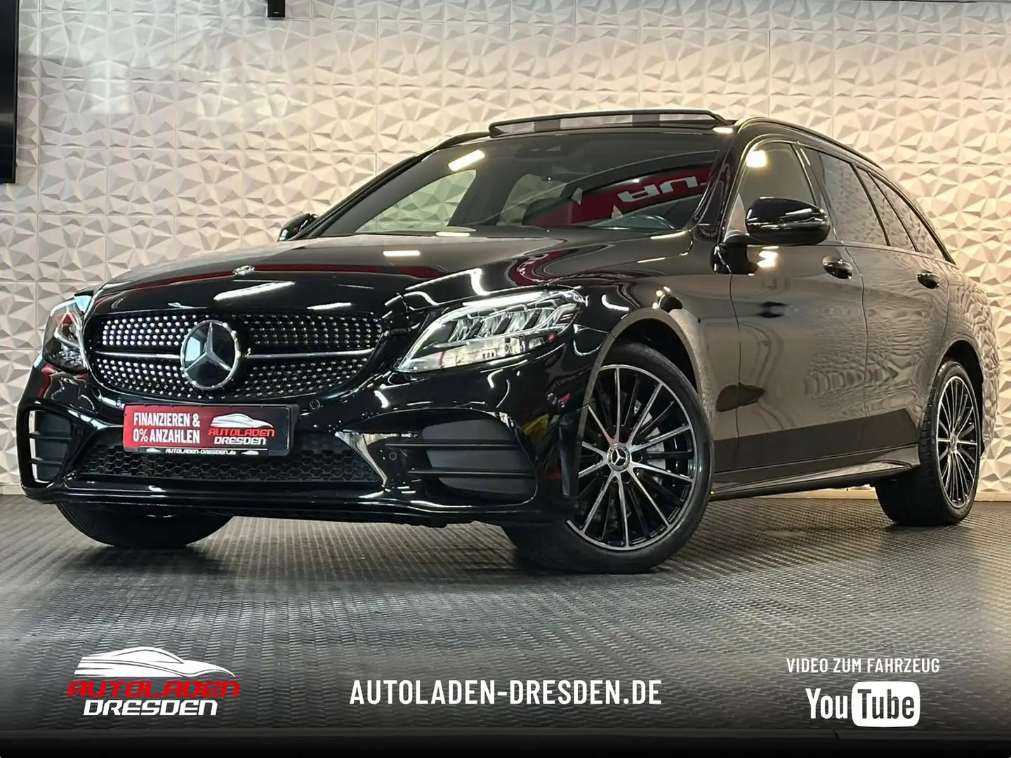 Mercedes-Benz C 300 C300d T 4 MATIC AMG NIGHT* LED#PANO#SHZ#NAVI# Schwarz - 1