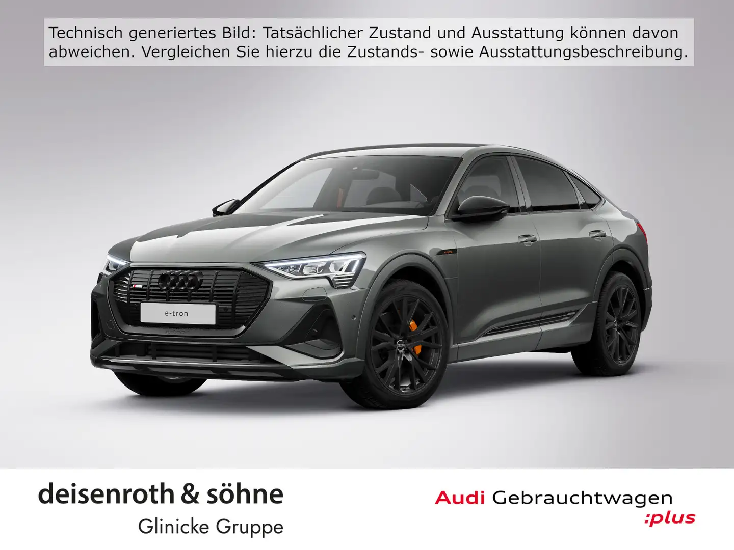 Audi e-tron 50 S line Black/Kam/Nav/St-Klim Grau - 1