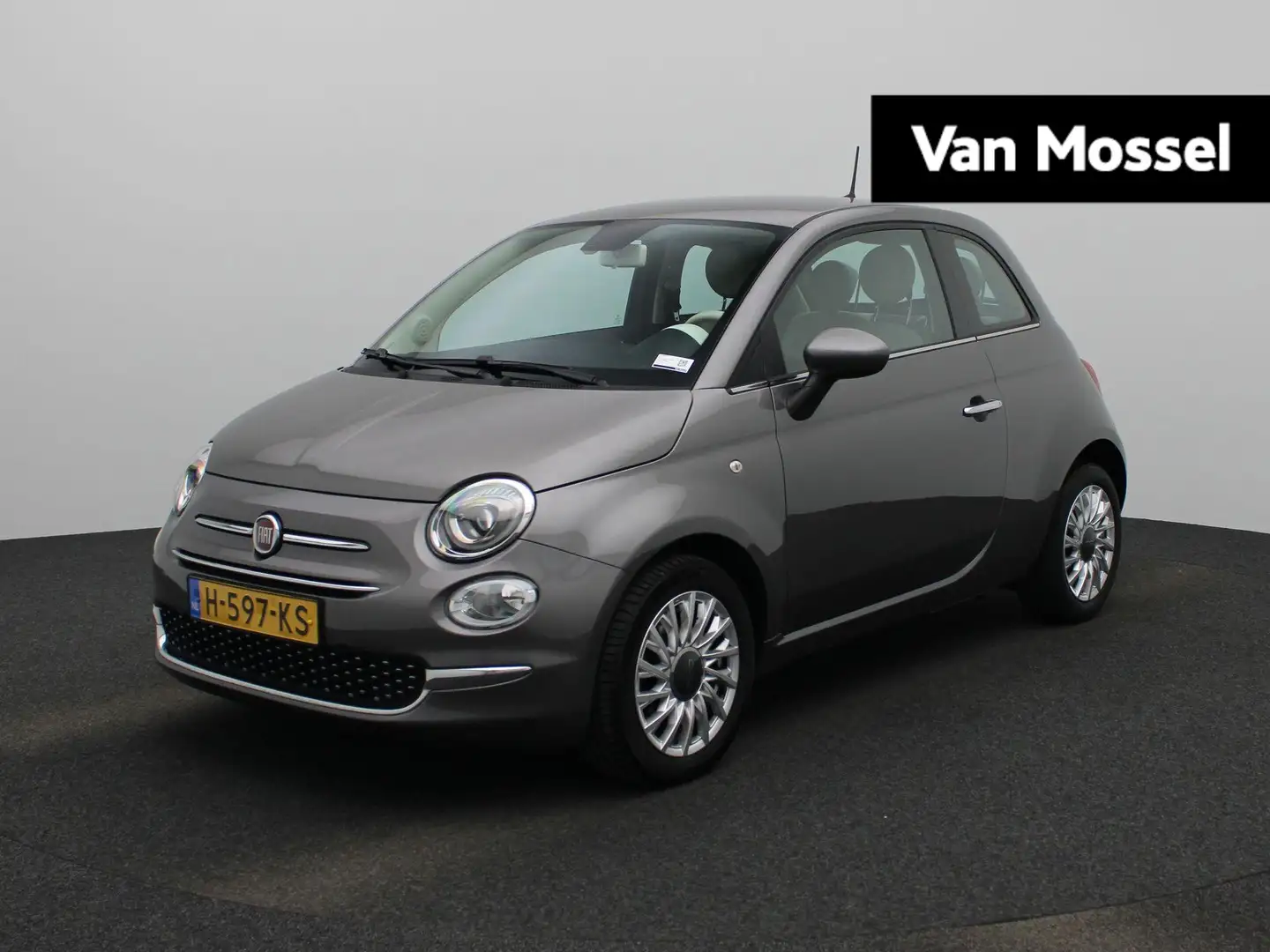 Fiat 500 1.2 Lounge | NAVIGATIE | AIRCO | CRUISE CONTROL | Grijs - 1