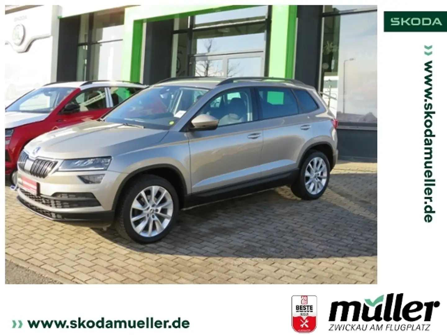 Skoda Karoq Style 1.5 TSI 110kW LED RFK el.HK beh. FS Béžová - 1