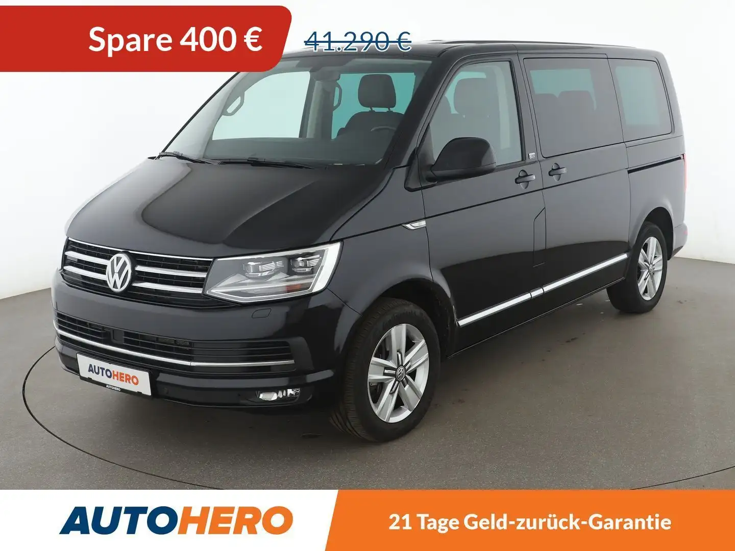 Volkswagen T6 Multivan 2.0 TDI Multivan Generation Six 4Motion Aut.*LED* Schwarz - 1