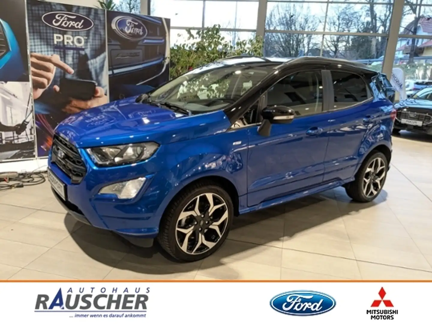 Ford EcoSport 1.0l 103 kW ST-Line Blau - 1