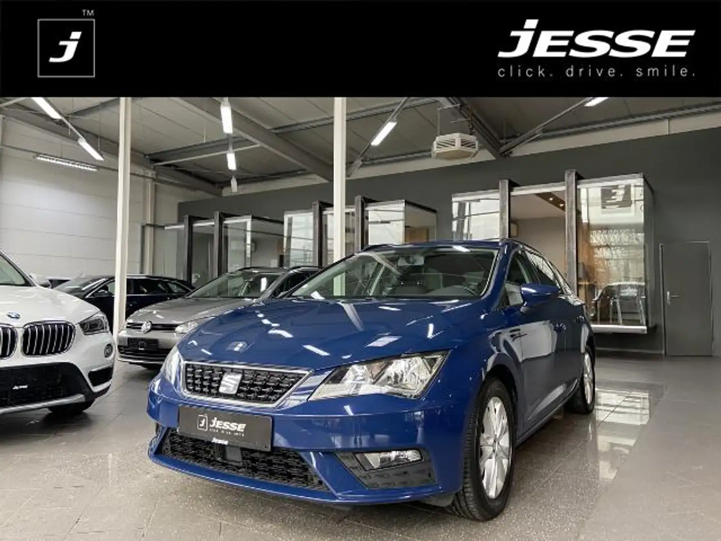 SEAT Leon ST 1.4 TGI ERDGAS Style Klima Tempomat AHK Bleu - 1
