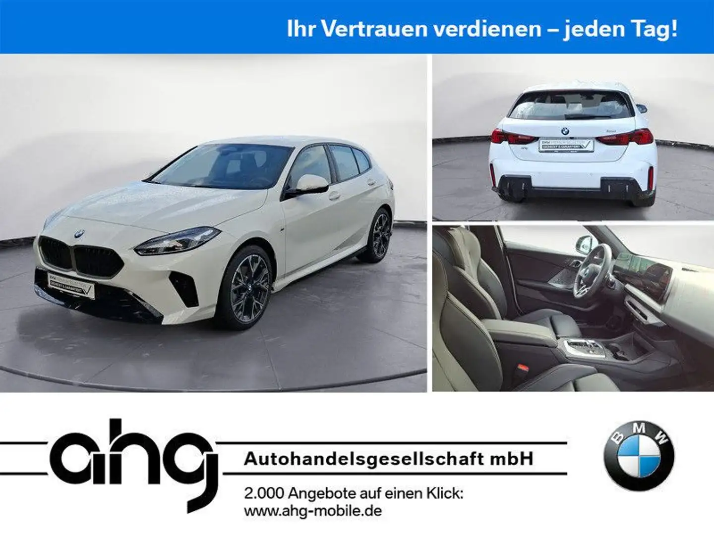 BMW 120 i M-Sport *Premium*Navi*Kamera*LED*PDC*SHZ*DA Blanc - 1
