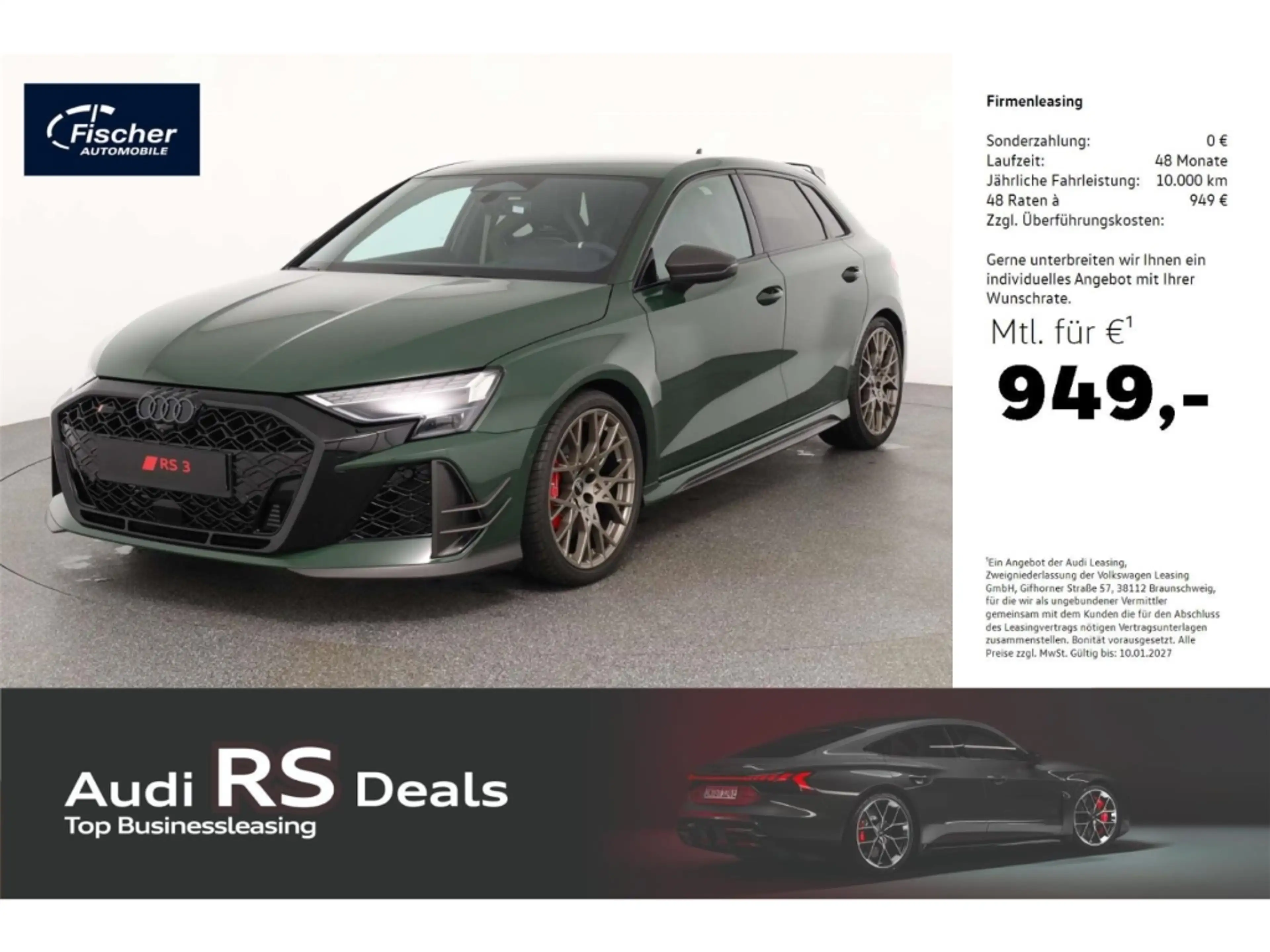 Audi RS3 Sportback TFSI quattro Competition limited