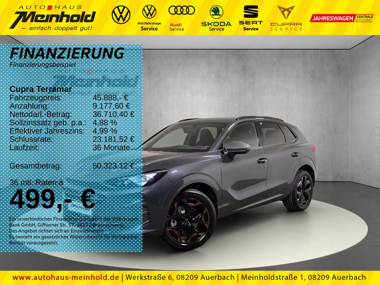 CUPRA Terramar 2.0 TSI DSG 4Drive, EDGE Paket, Standh. Grau - 1