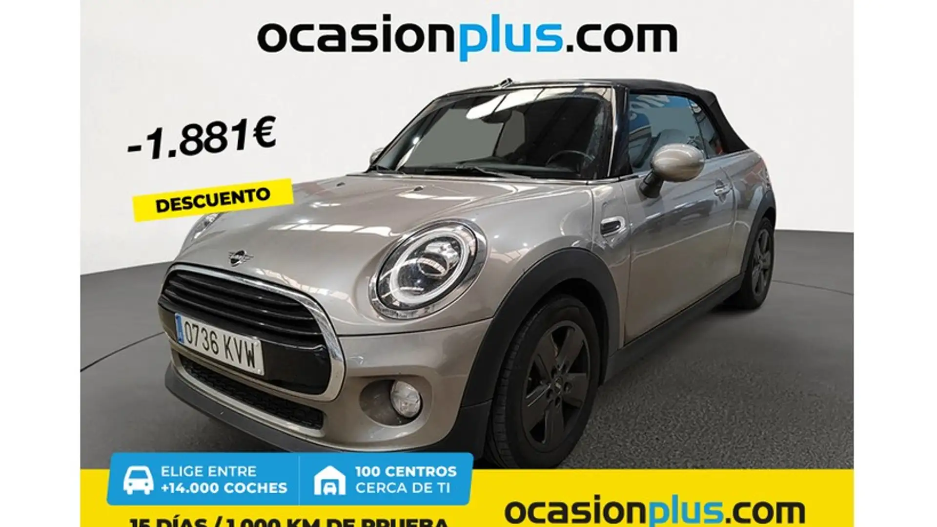 MINI Cooper D Cabrio Aut. Argent - 1