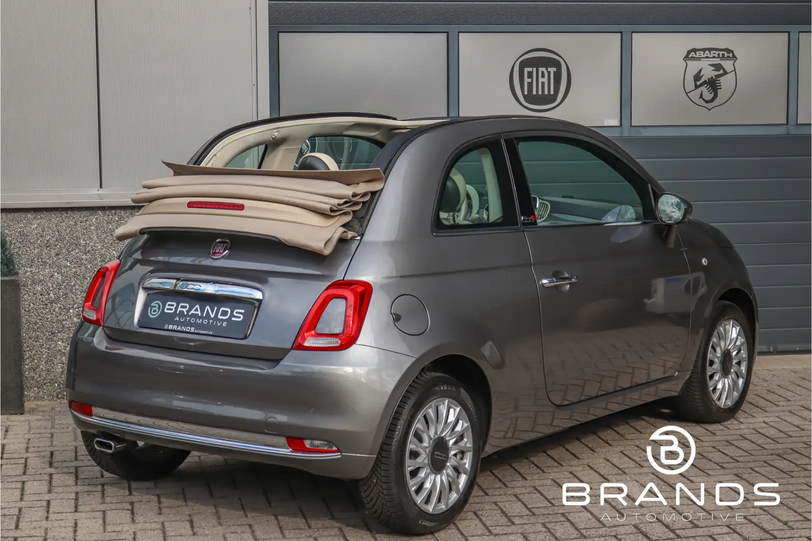 Fiat 500C 0.9 TwinAir Lounge NL auto Luxe uitgerust Uniek Ga Gris - 2