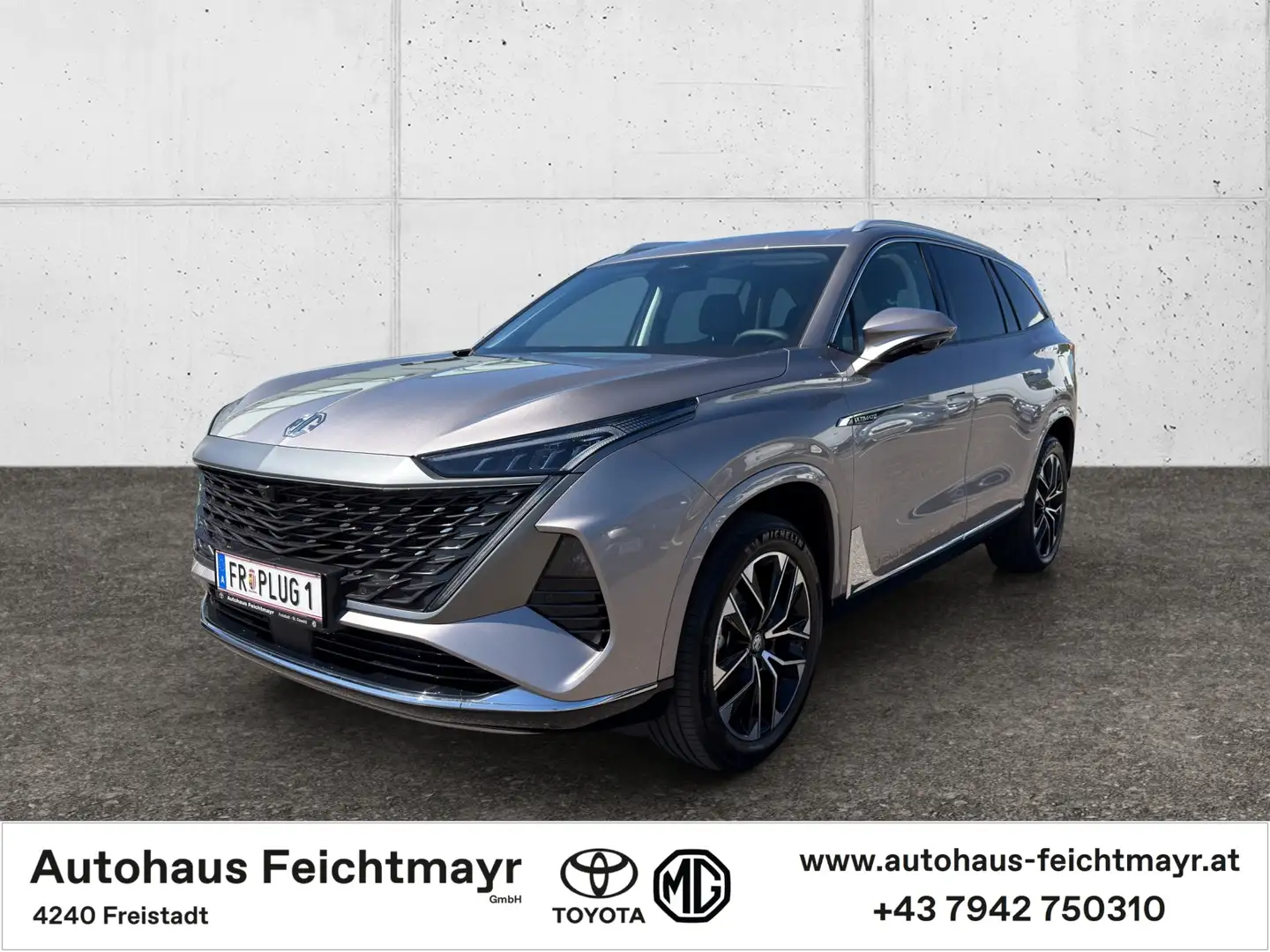 MG MGS9 Plug-in Luxury 7-Sitzer 100km - elektrisch 5t. Silber - 1