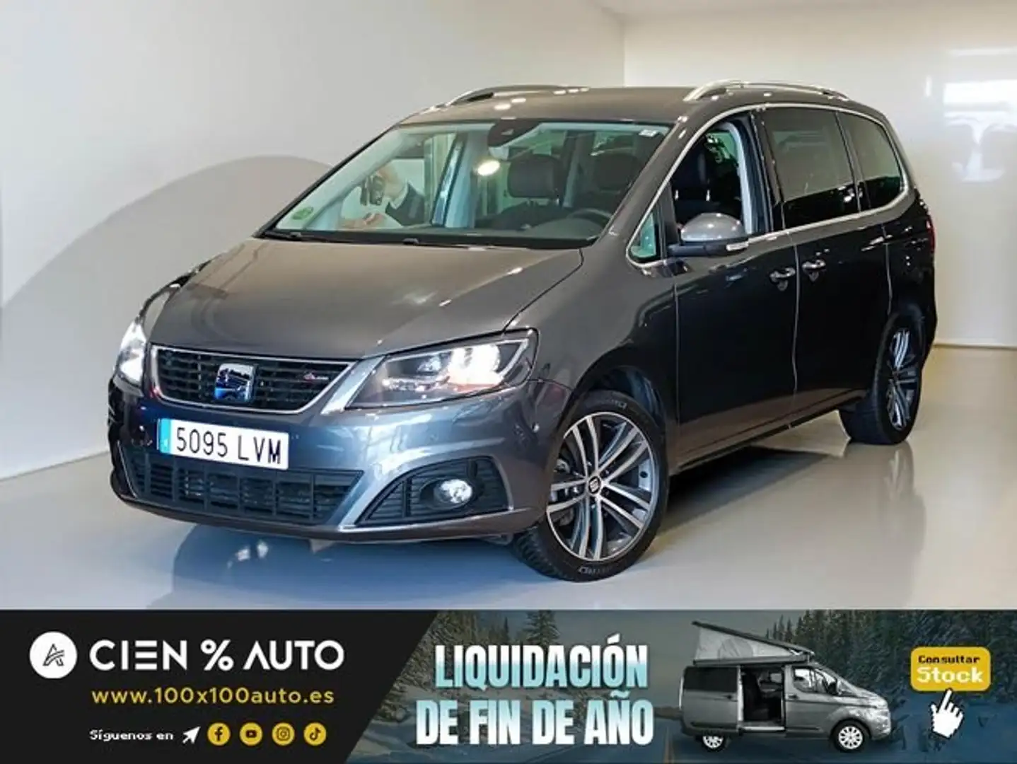SEAT Alhambra 1.4 TSI 150CV FR DSG Grijs - 1