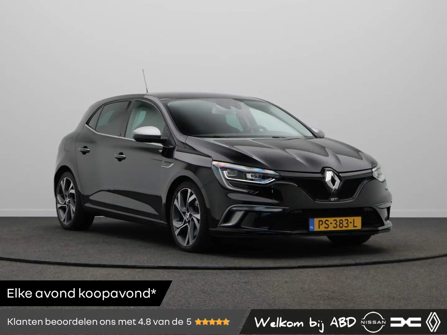 Renault Megane TCe 205pk GT | NL Auto | 18" Magny Cours | Grootsc Zwart - 1