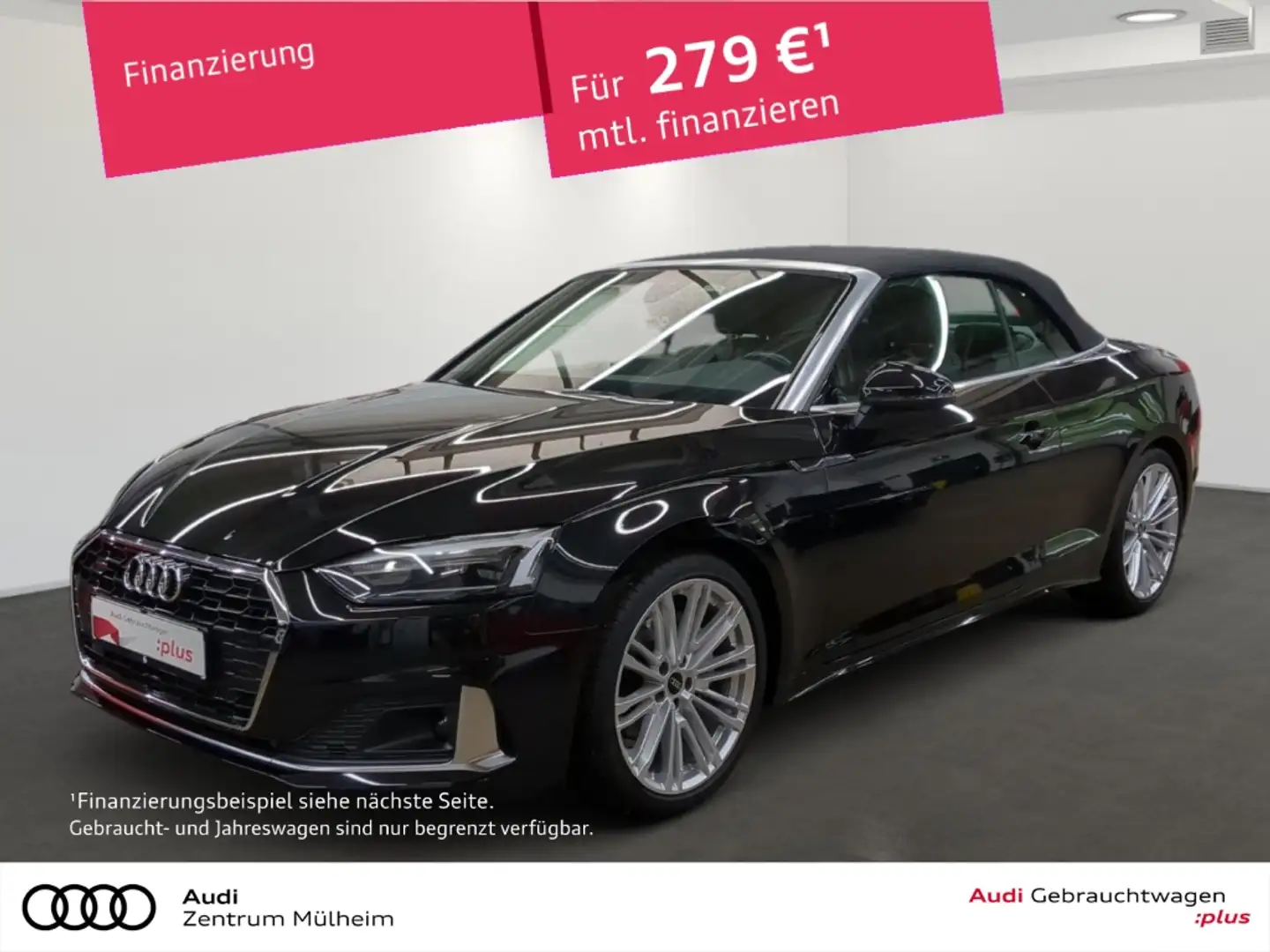 Audi A5 Cabriolet 40 TFSI quattro Navi LED Sportsitze Negro - 1