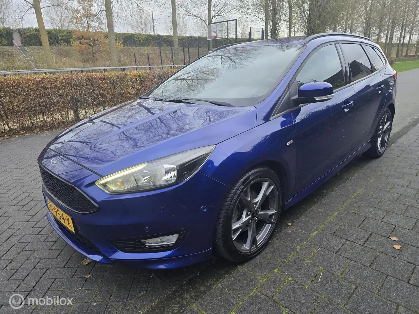 Ford Focus Wagon 1.0 ST-Line, 2Eigenaar, Dealer/onderh. Blauw - 1