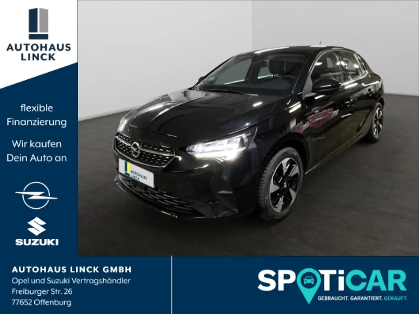 Opel Corsa-e Corsa F e Elegance Sitzheizung Schwarz - 1