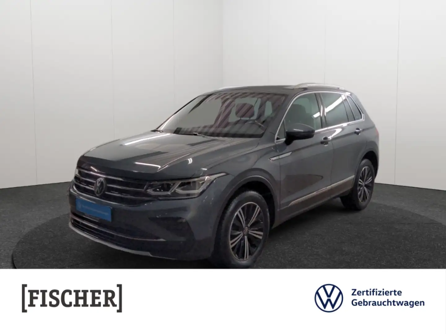 Volkswagen Tiguan 2.0TDI 4Motion DSG Elegance Matrix AHK Navi Rear V Grau - 1