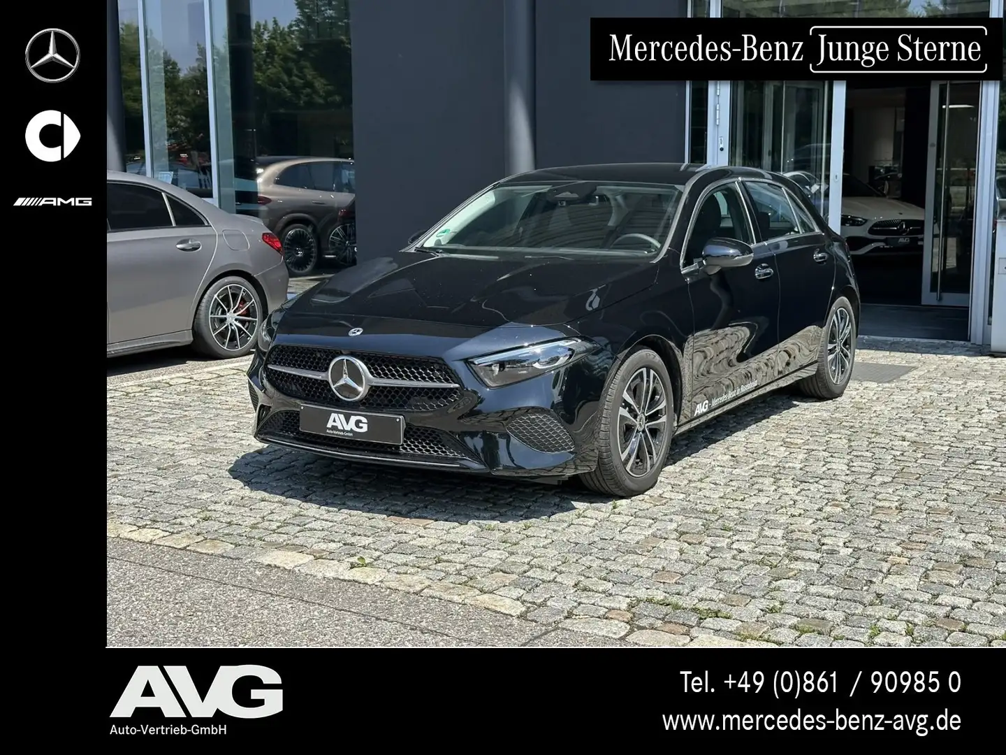 Mercedes-Benz A 180 A 180 Progressive RFK Multibeam SHZ Ambiente Navi Schwarz - 1