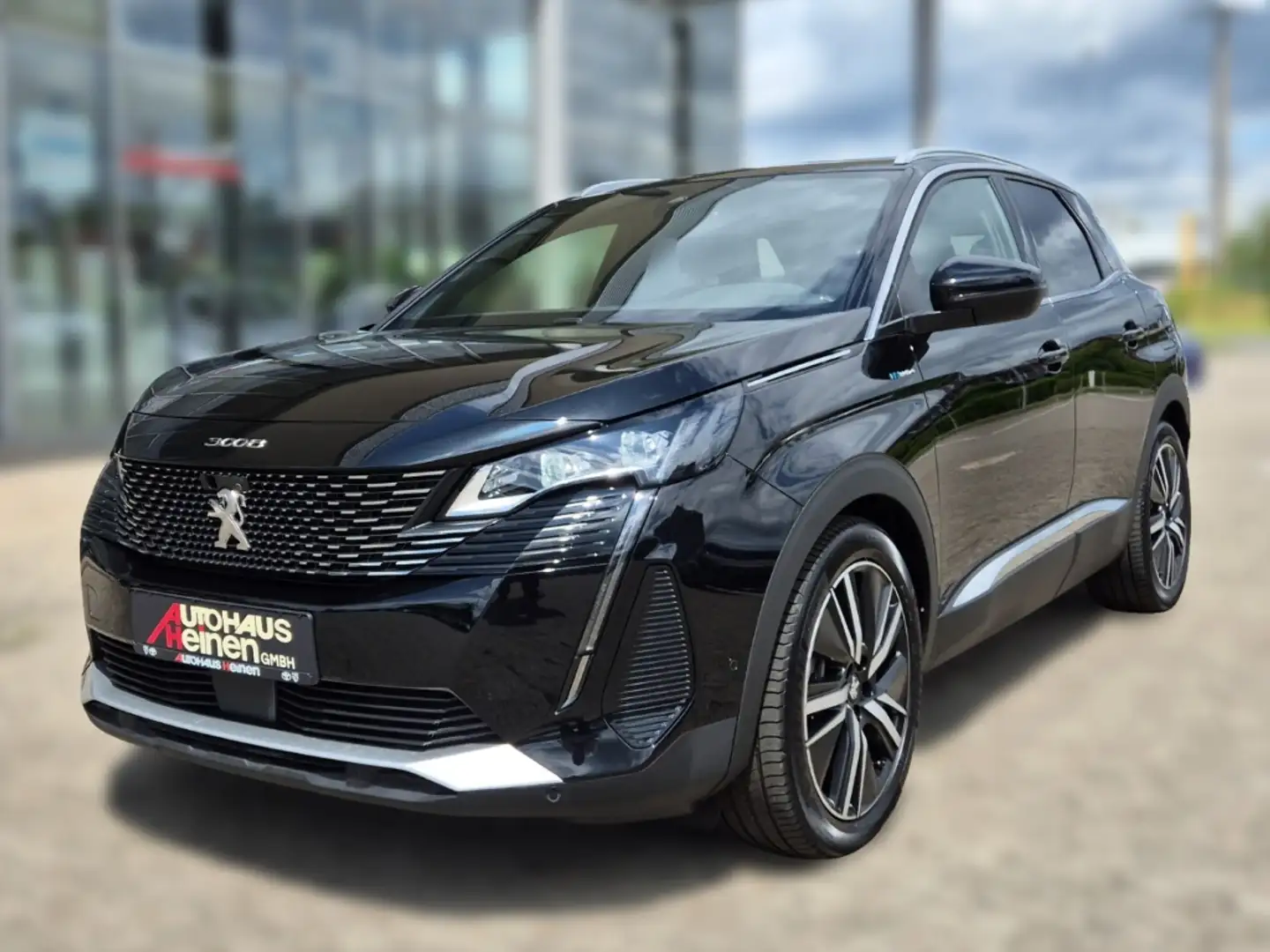 Peugeot 3008 Hybrid4 300 GT 1.6 El. Panodach Navi Digitales Coc Schwarz - 2