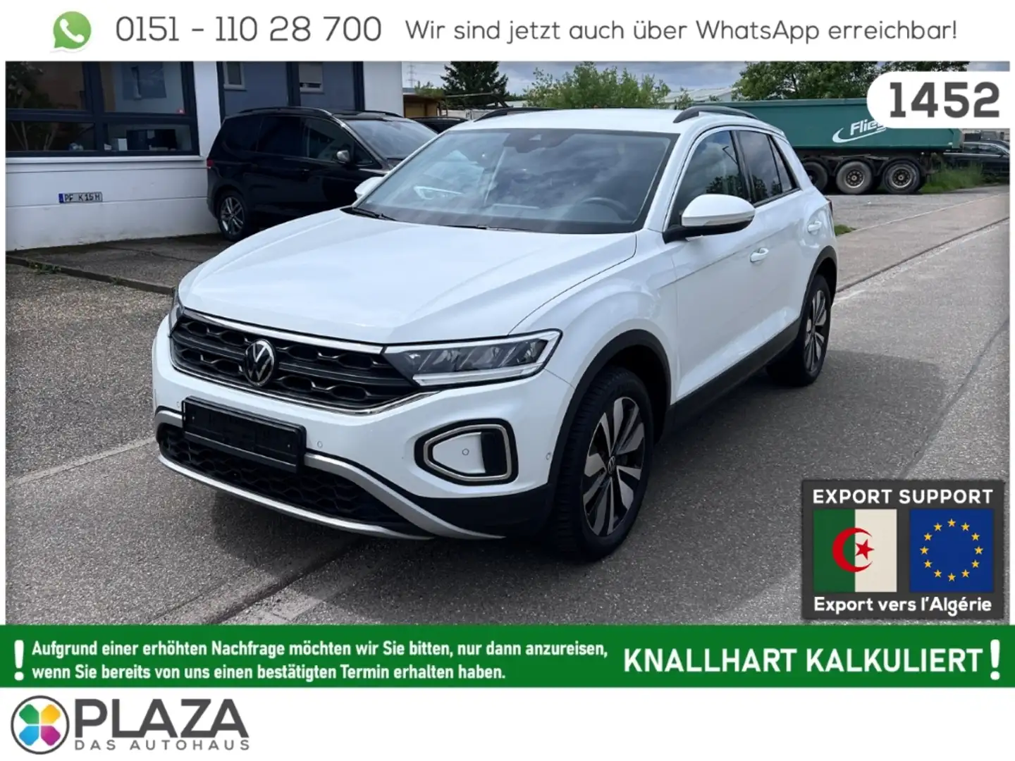 Volkswagen T-Roc 1.0TSI Move DC NAVI LED SHZ PDC DAB ALU Blanc - 1