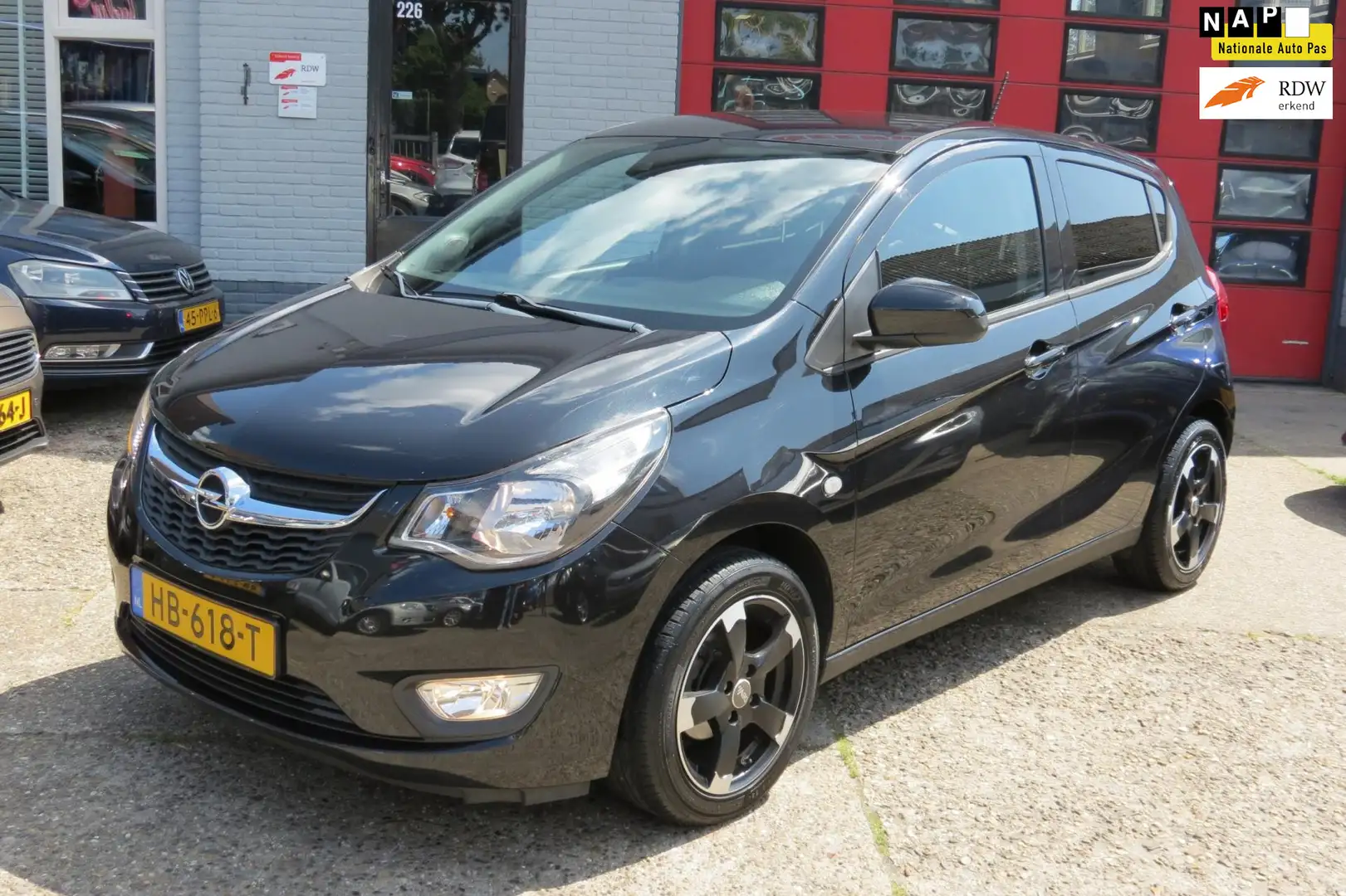 Opel Karl 1.0 ecoFLEX Edition , AIRCO,CARPLAY, LM VELG, CR C Zwart - 1
