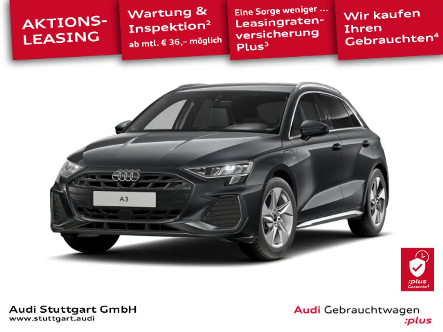 Audi A3 S line 40 TFSI e S Tronic Grau - 1