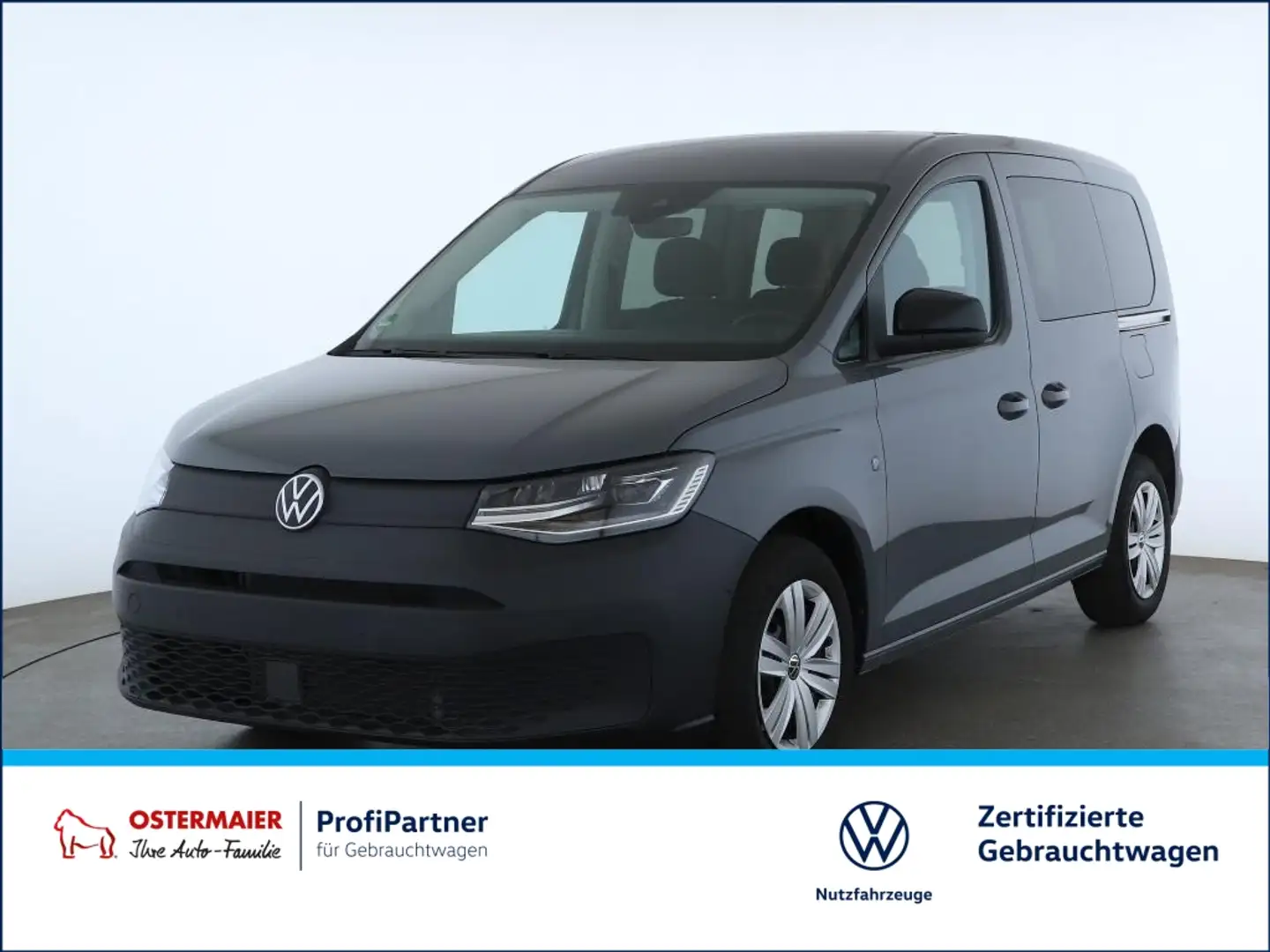Volkswagen Caddy KR 2.0TDI 102PS ACC.AHK.STHZG.LED.SHZ.DAB+ Grau - 1