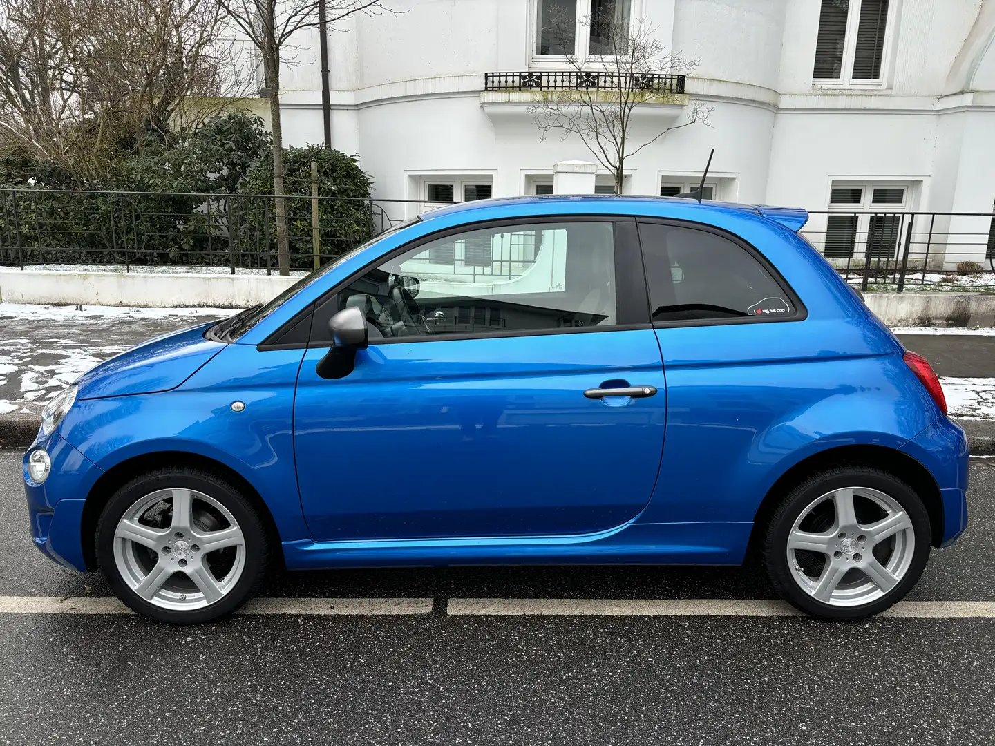 Fiat 500 1.2 8V * 1.Hand * Scheckheft * Klimatronic * Sport Blau - 2
