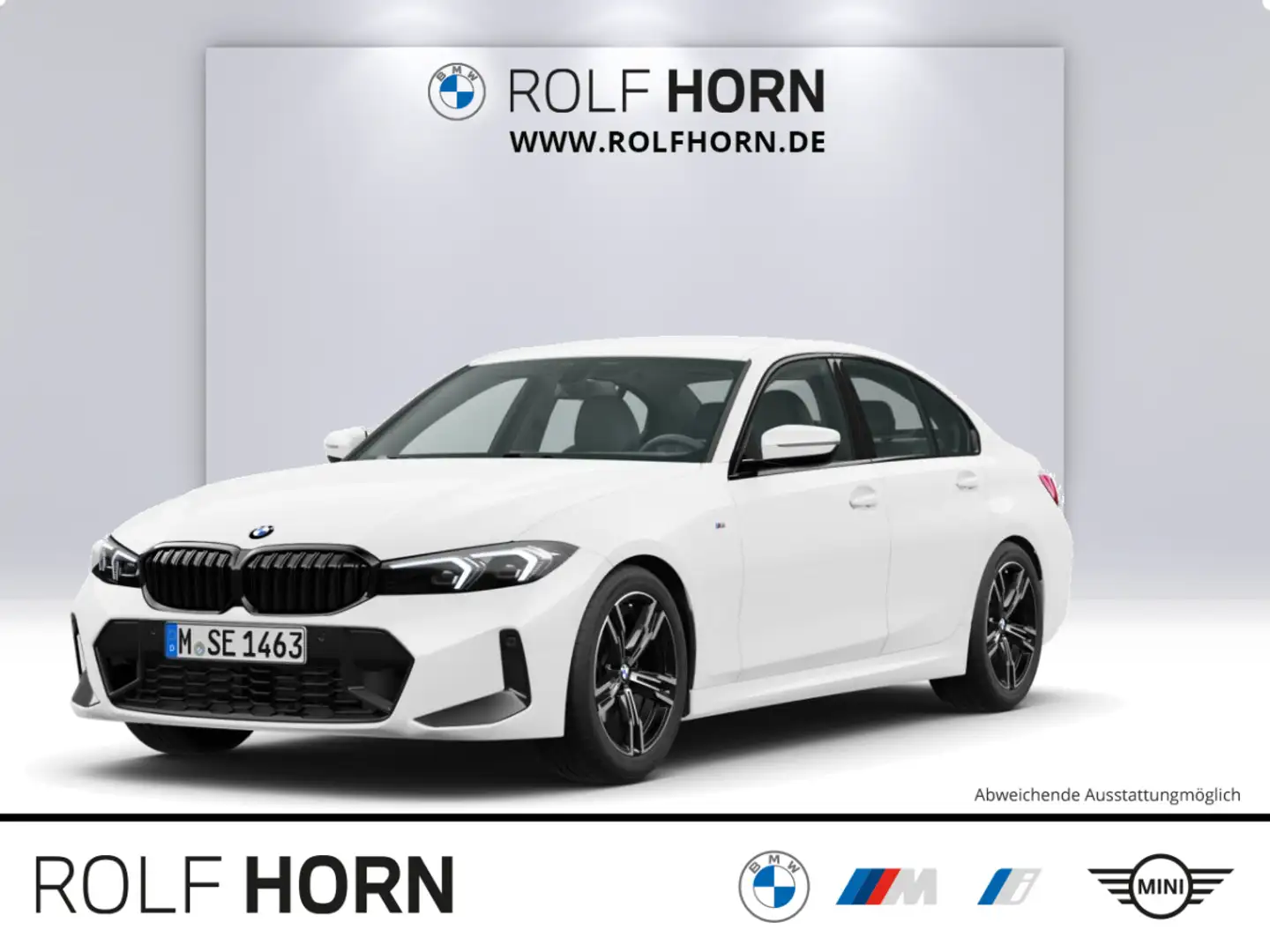 BMW 330 i M Sportpaket HiFi RfKamera Navi Sitzhzg LED Weiß - 1