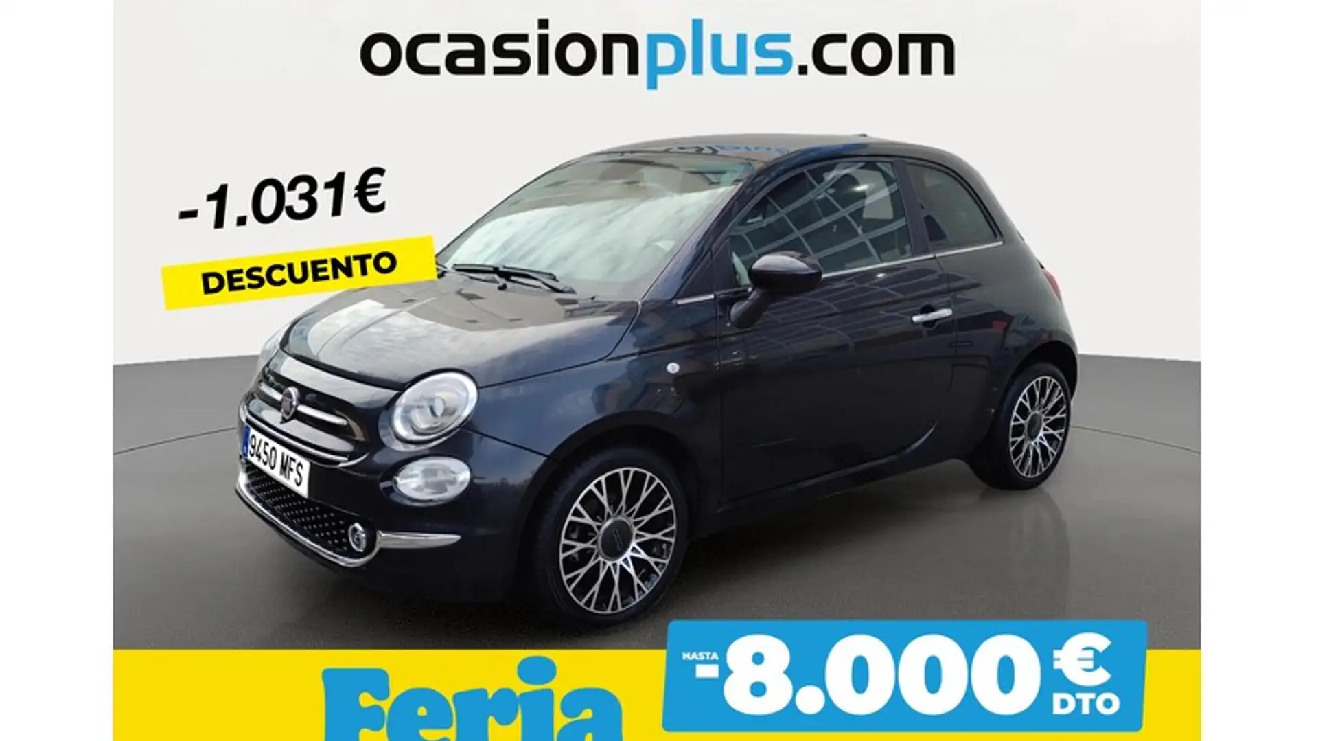 Fiat 500 1.0 Hybrid Dolcevita 52kW Noir - 1