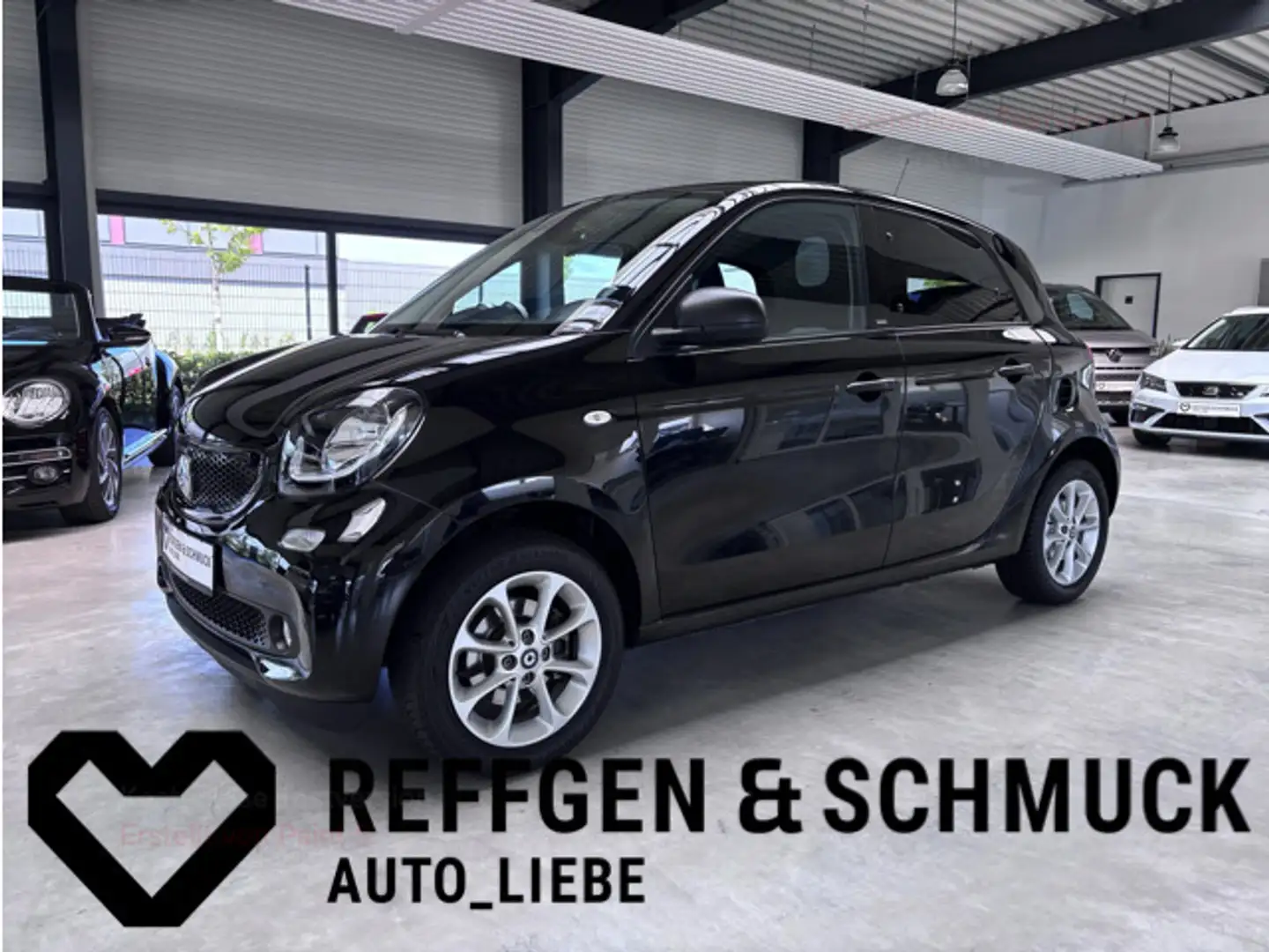 smart forFour PASSION KLIMA+ALLWETTER+EINPARKHILFE+TÜV Schwarz - 1