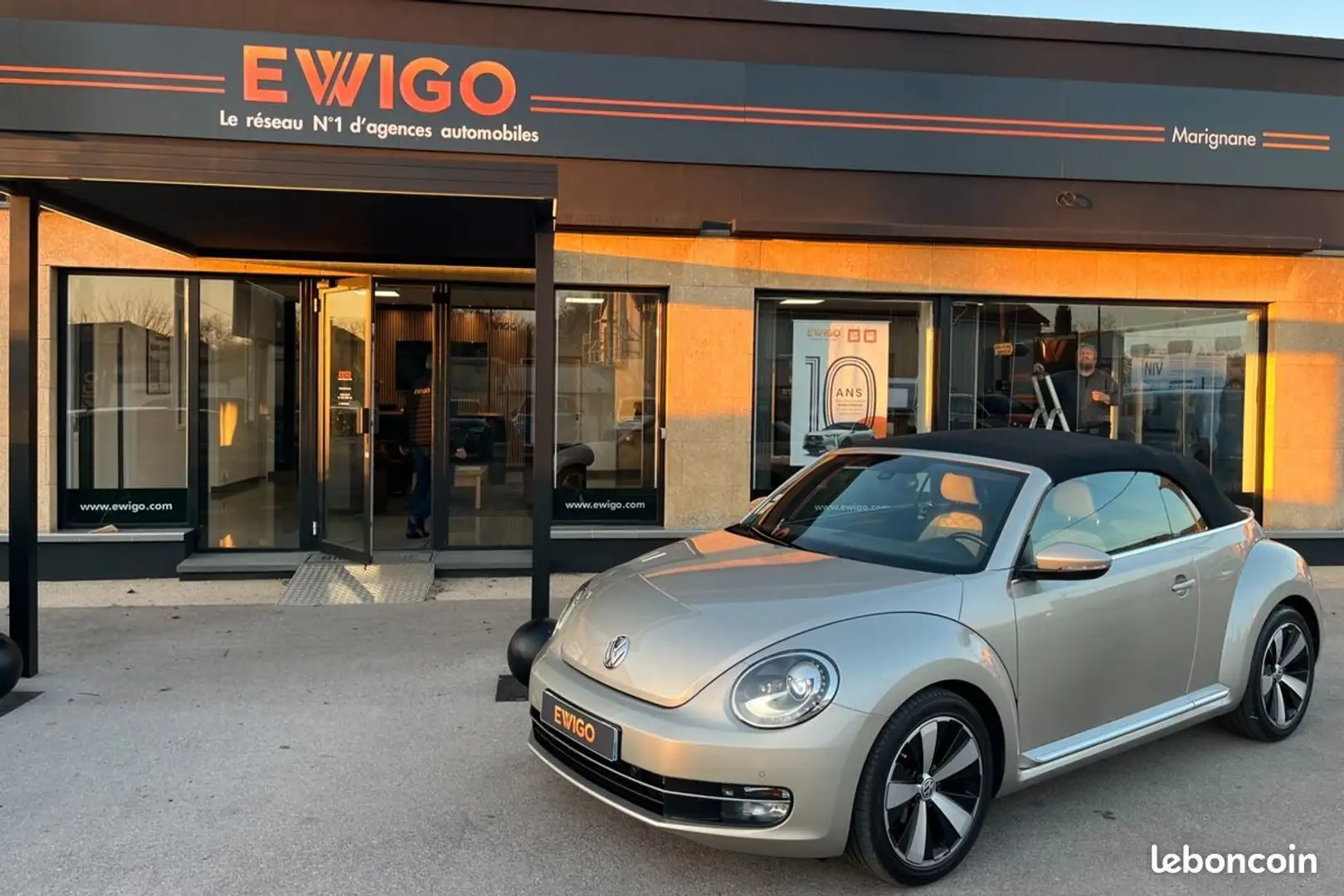 Volkswagen Coccinelle cabriolet 1.4 tsi 150 bluemotion couture exclusive dsg bva Gris - 1