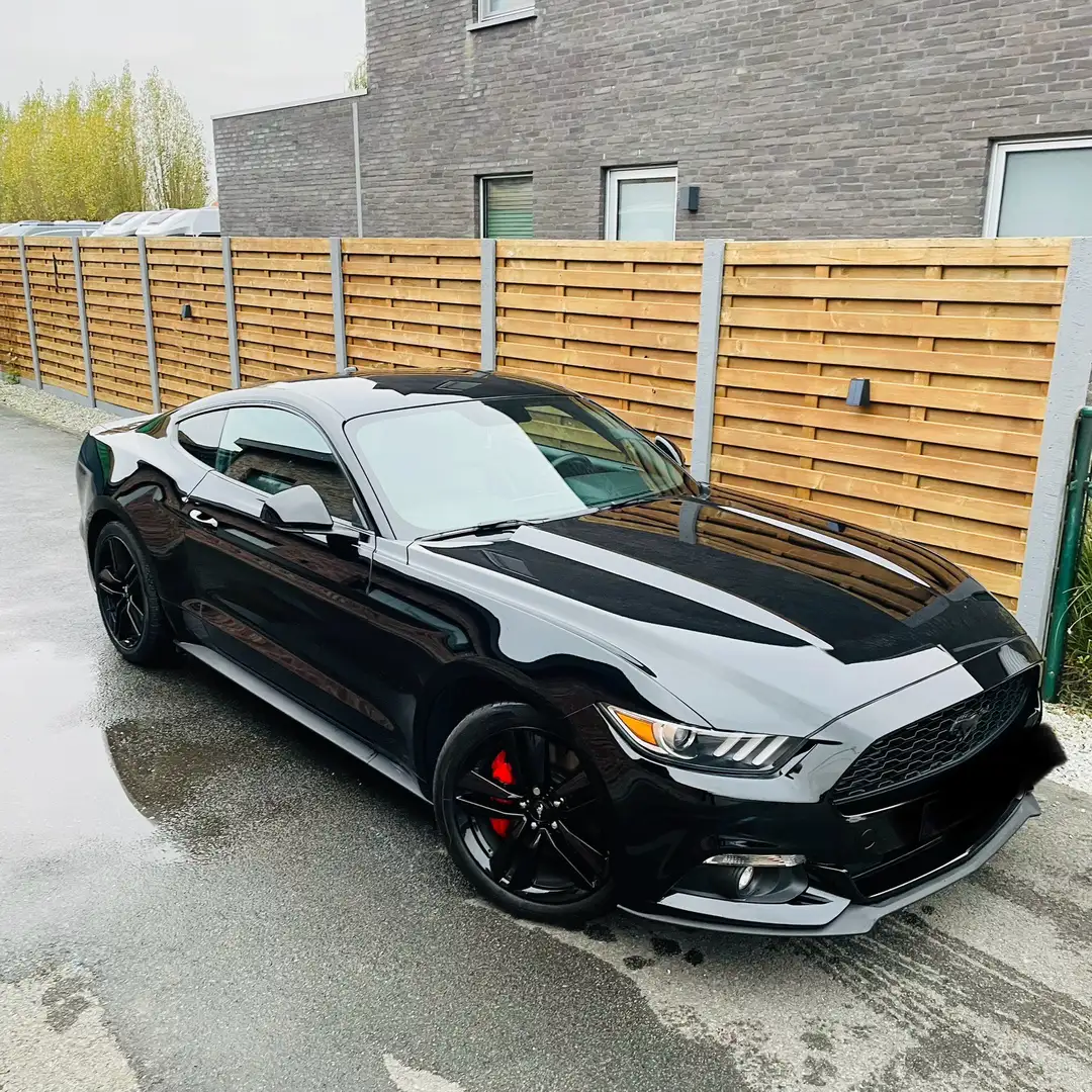 Ford Mustang 2.3 Eco Boost Zwart - 1