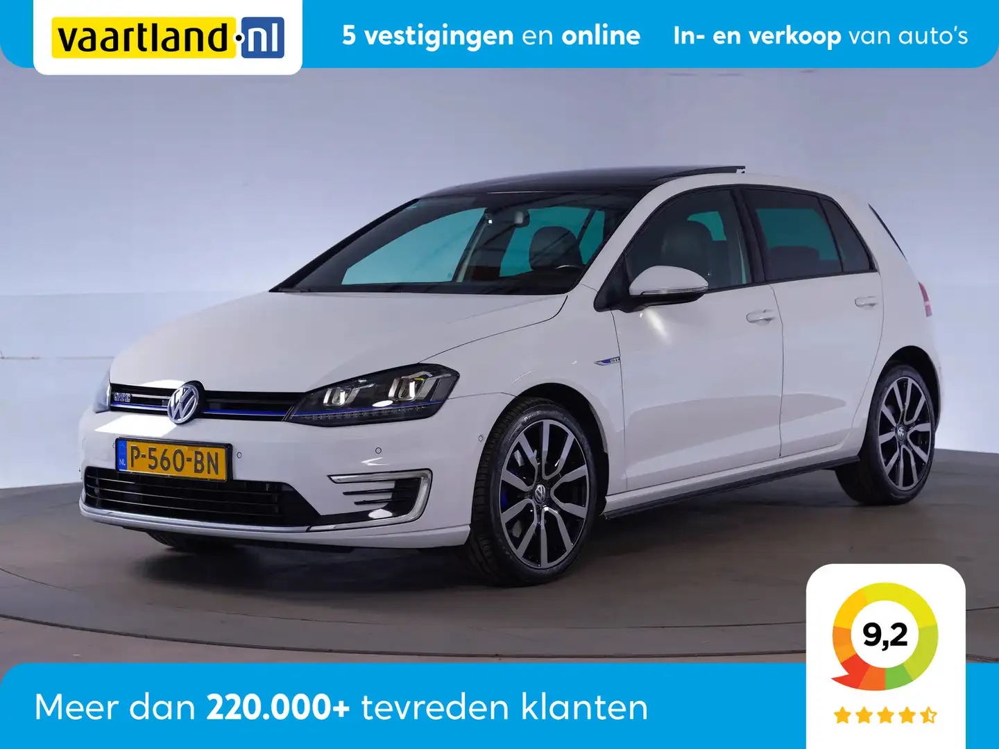 Volkswagen Golf GTE 1.4 TSI Aut.[Schuif-Kantel Dak Groot Navi Sportsto Wit - 1