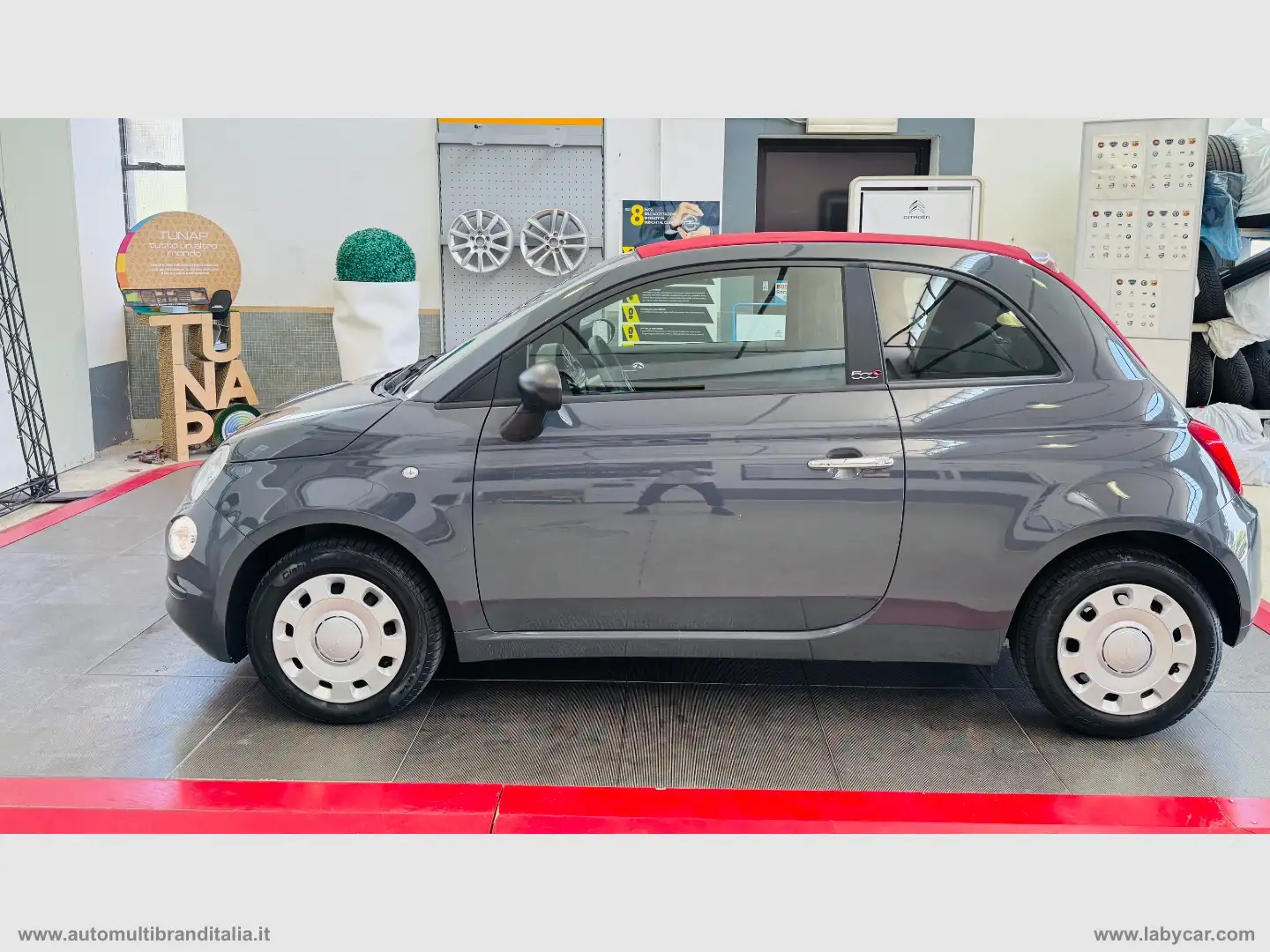 Fiat 500 C 1.0 Hybrid CULT Grigio - 2