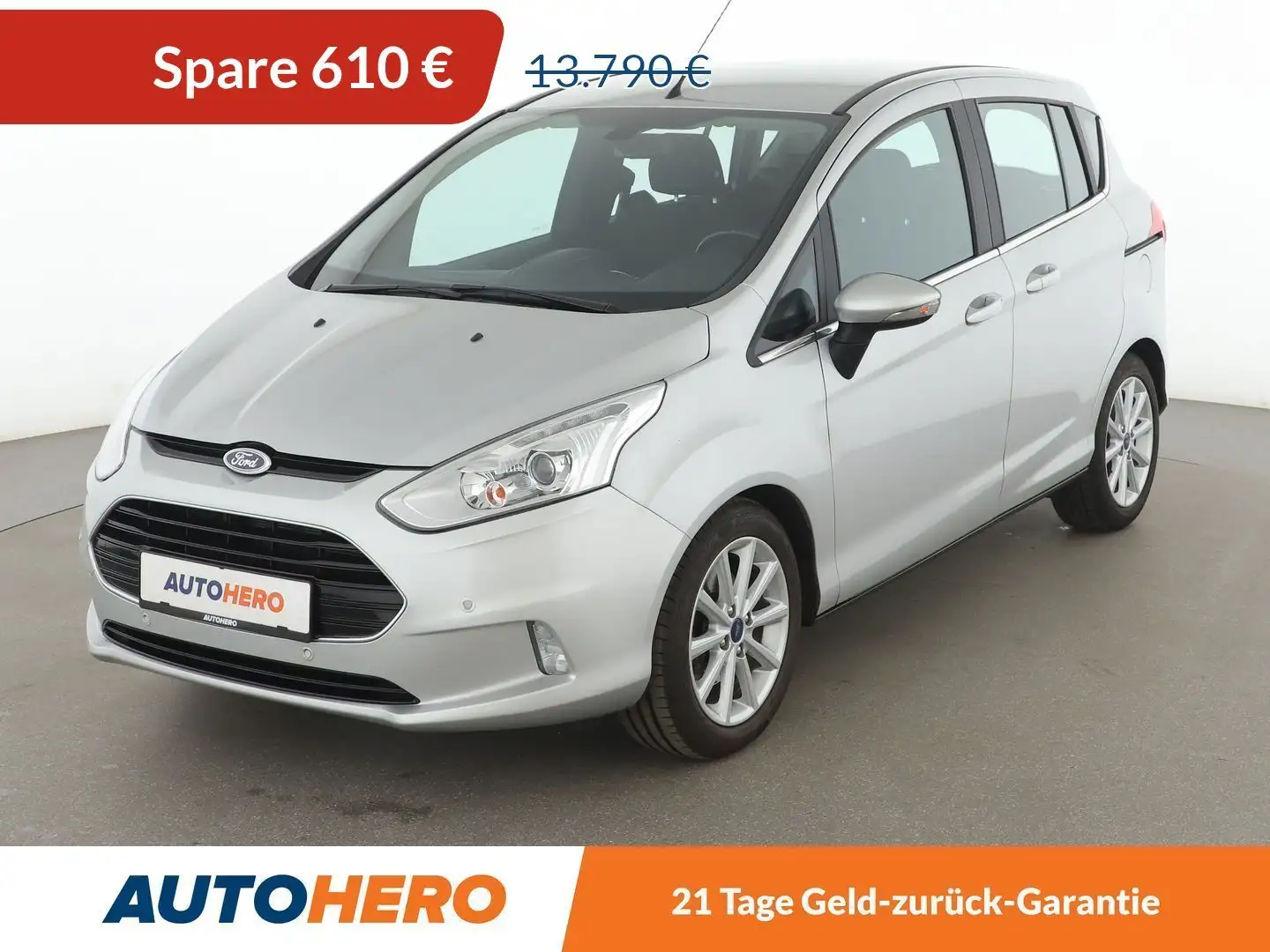 Ford B-Max 1.6 Ti-VCT Titanium *NAVI*PDC*SHZ*ALU*TEMPO* Grau - 1